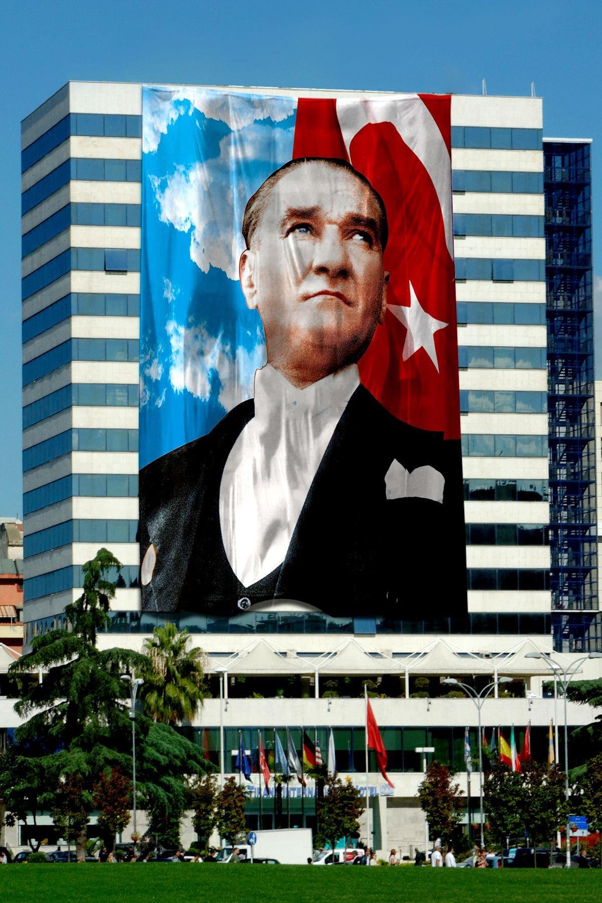 Atatürk Posteri 800x1200 cm 1. Kalite Raşel Kumaş