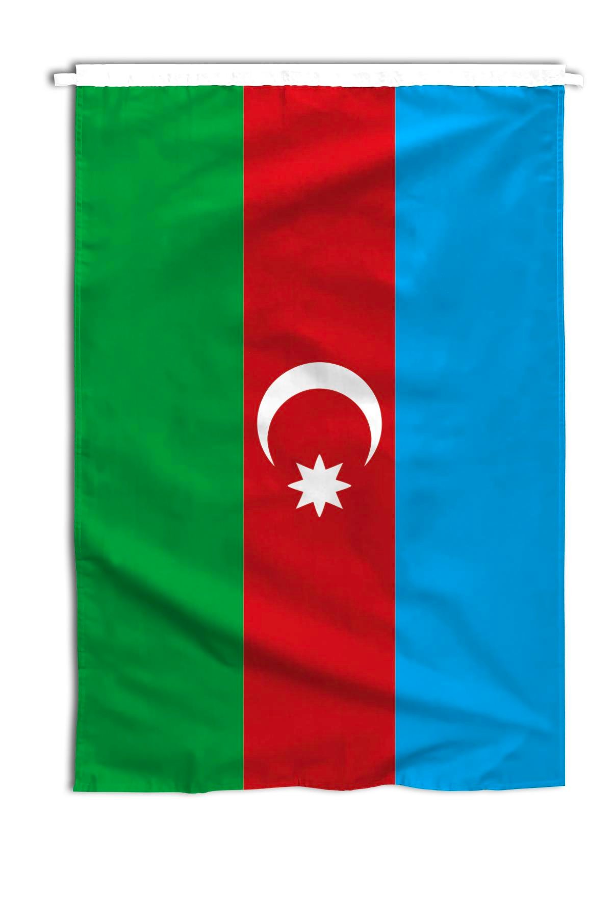 Azerbaycan Ülke Bayrağı 1. Kalite Raşel Kumaş