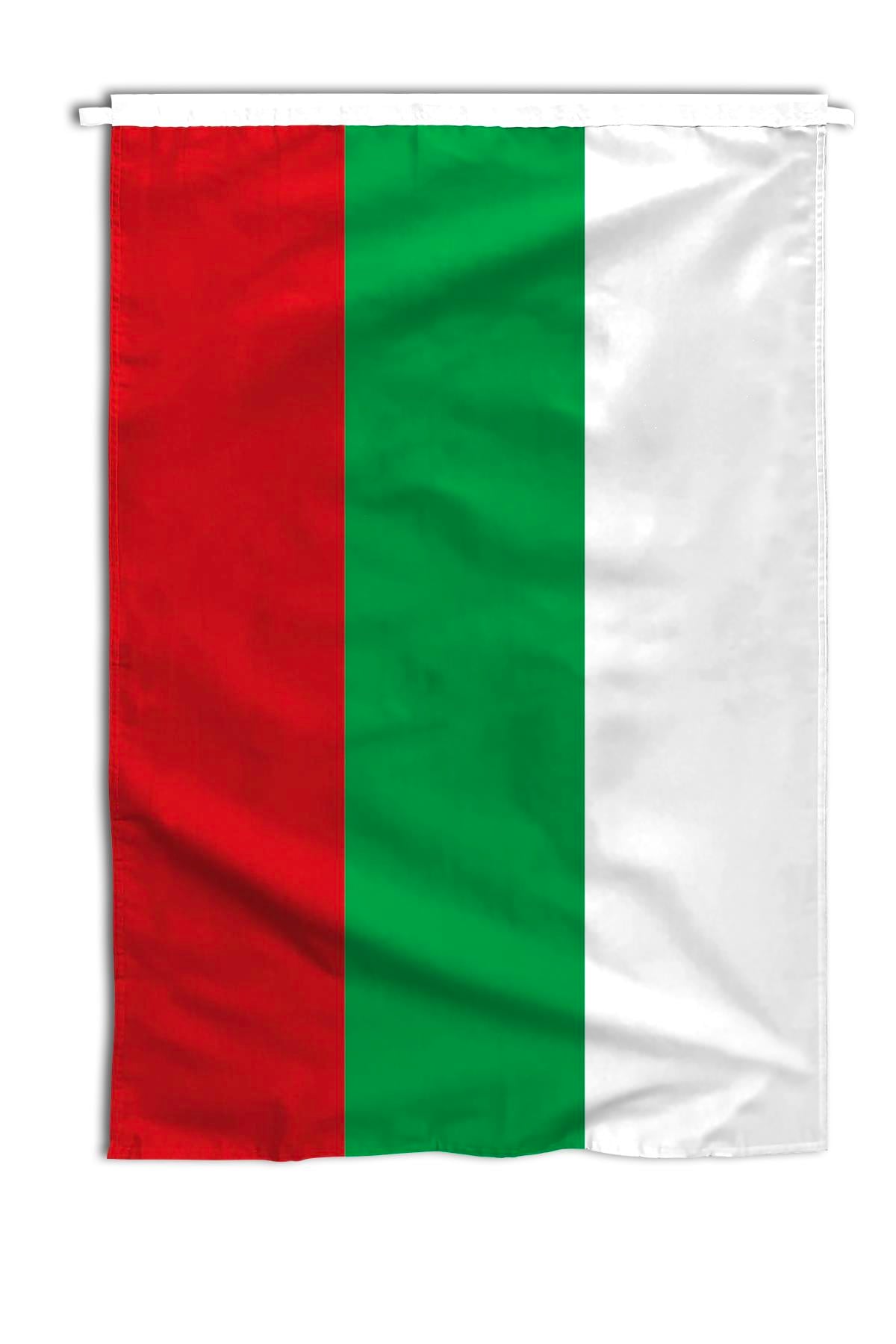Bulgaristan Ülke Bayrağı 1. Kalite Raşel Kumaş
