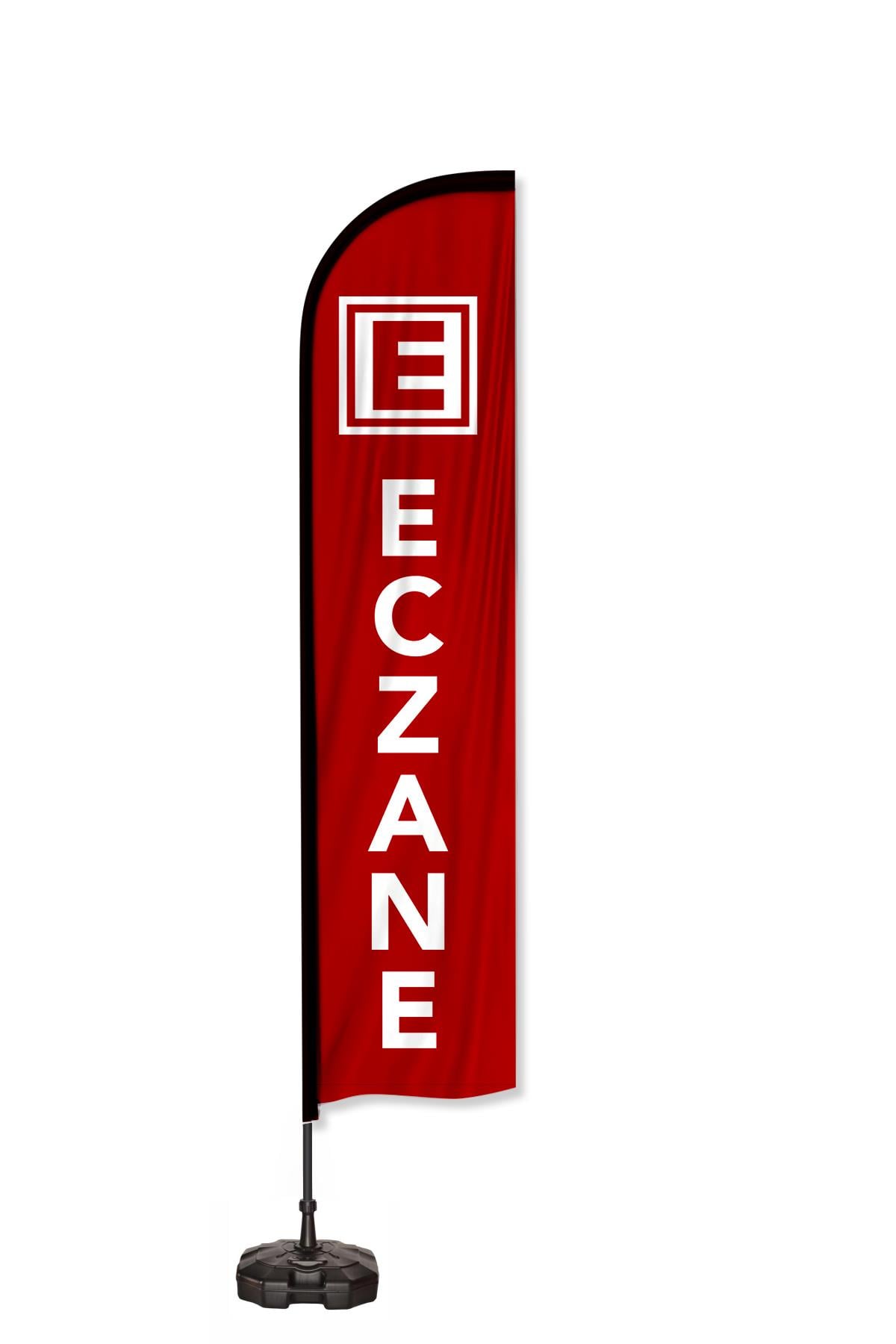 Eczane Logolu Yelken Bayrak Set