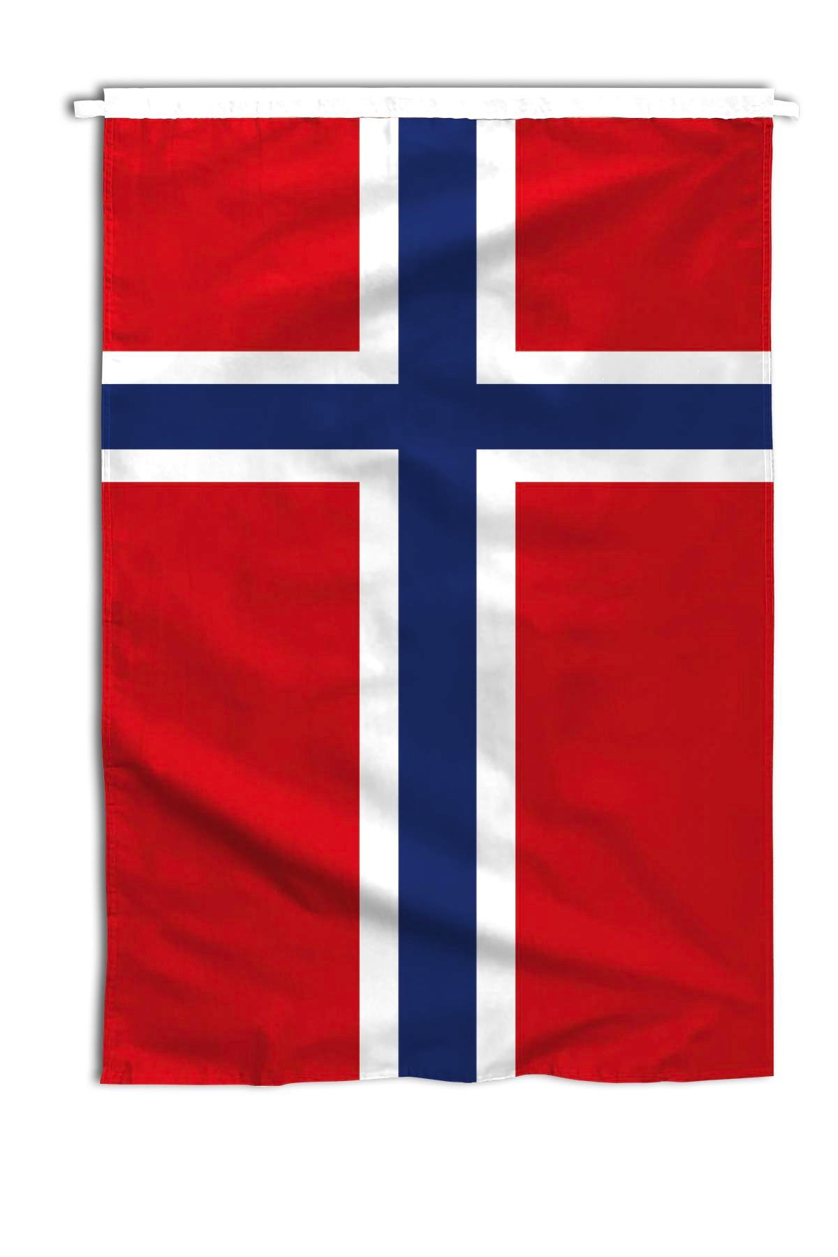 Norveç Ülke Bayrağı 1. Kalite Raşel Kumaş