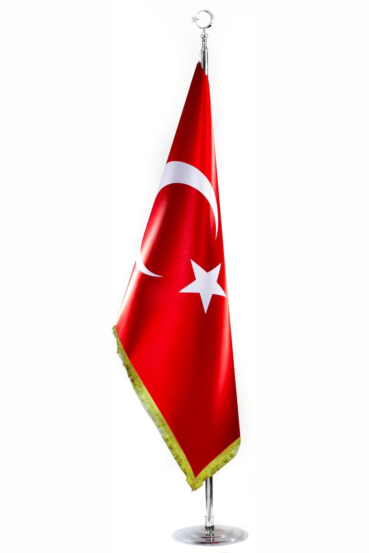 Simli Krom Set Makam Bayrağı