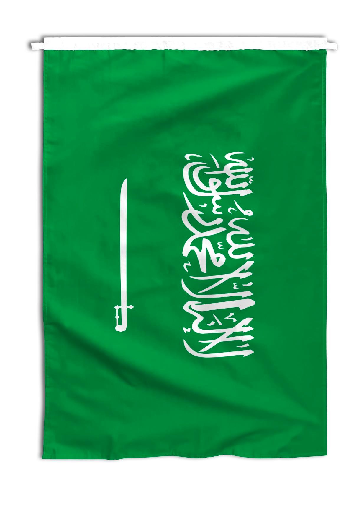 Suudi Arabistan Ülke Bayrağı 1. Kalite Raşel Kumaş