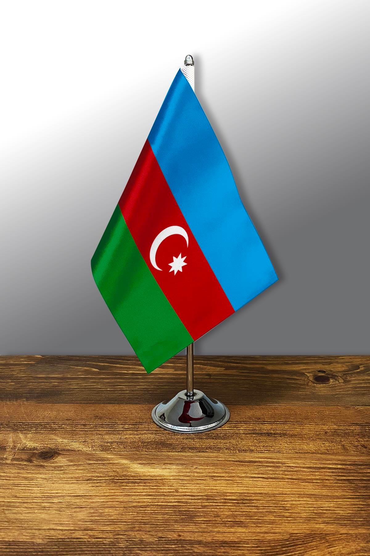 Tekli Masa Bayrağı Set - Azerbaycan