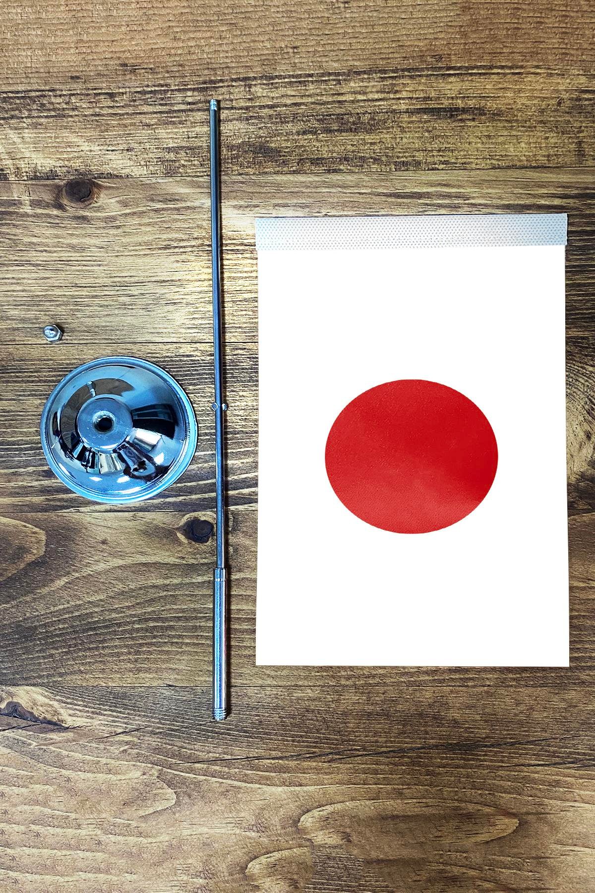 Tekli Masa Bayrağı Set - Japonya