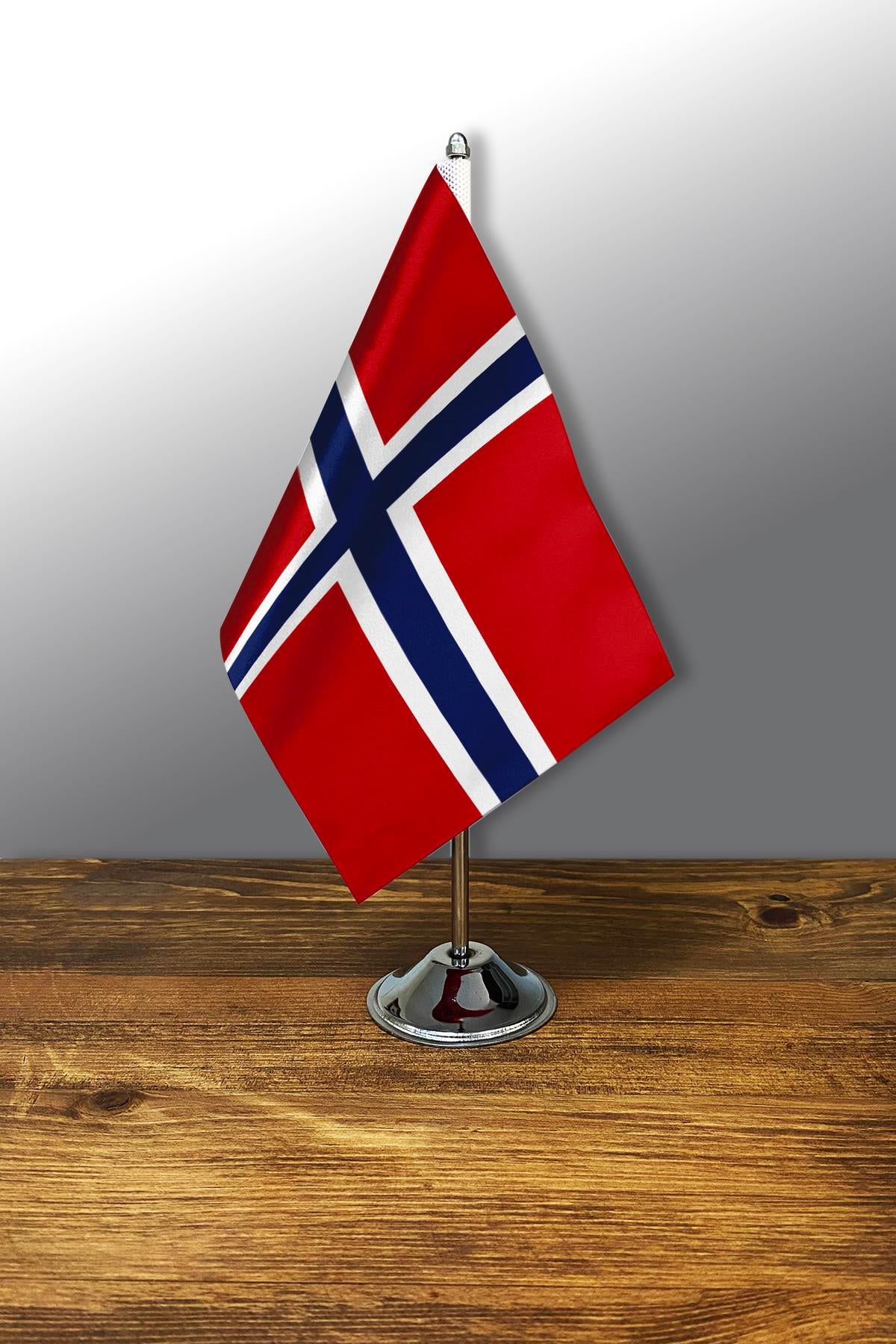 Tekli Masa Bayrağı Set - Norveç
