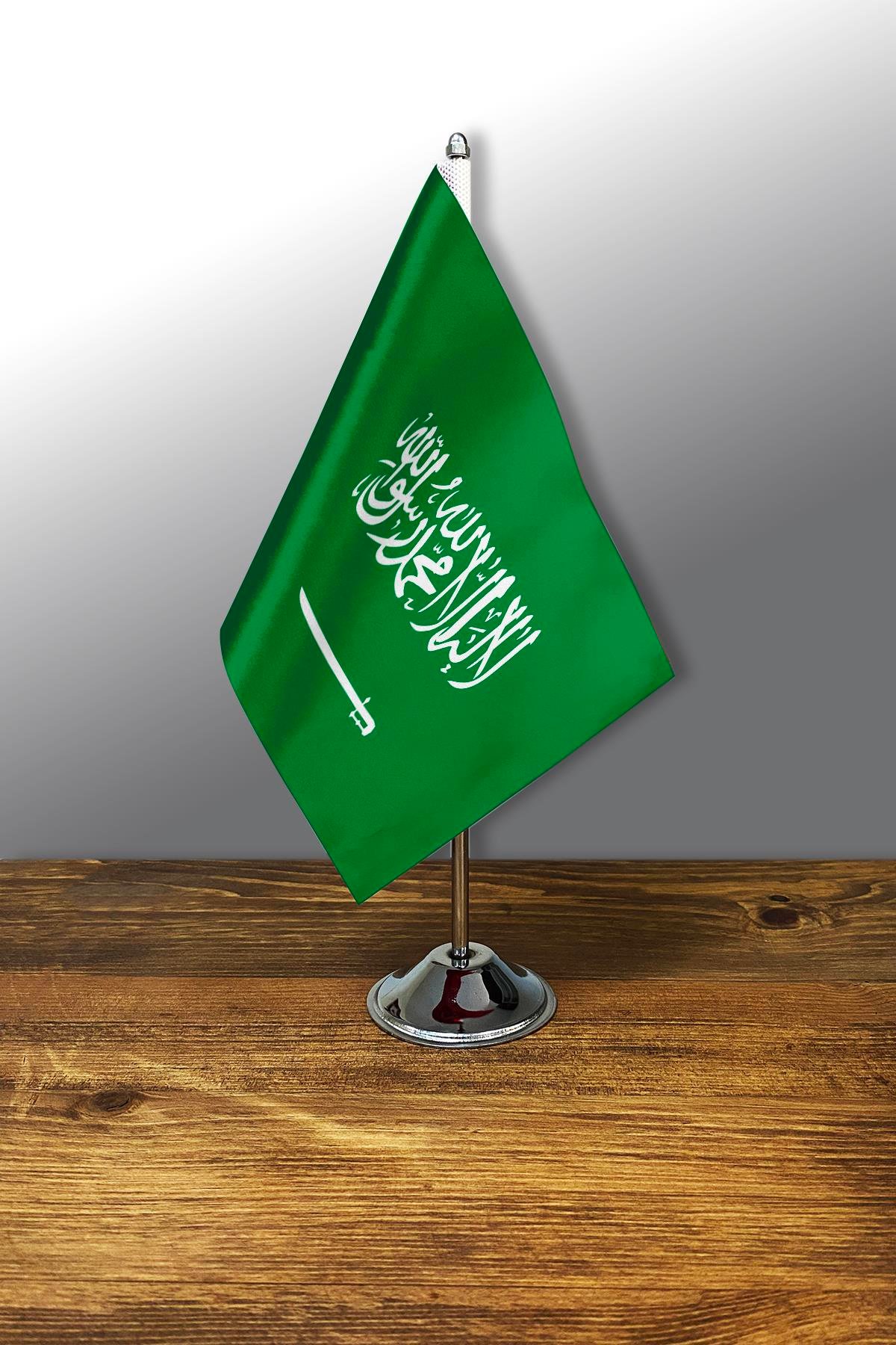 Tekli Masa Bayrağı Set - Suudi Arabistan