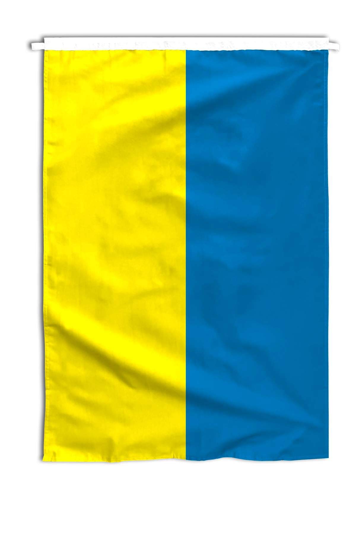 Ukrayna Ülke Bayrağı 1. Kalite Raşel Kumaş