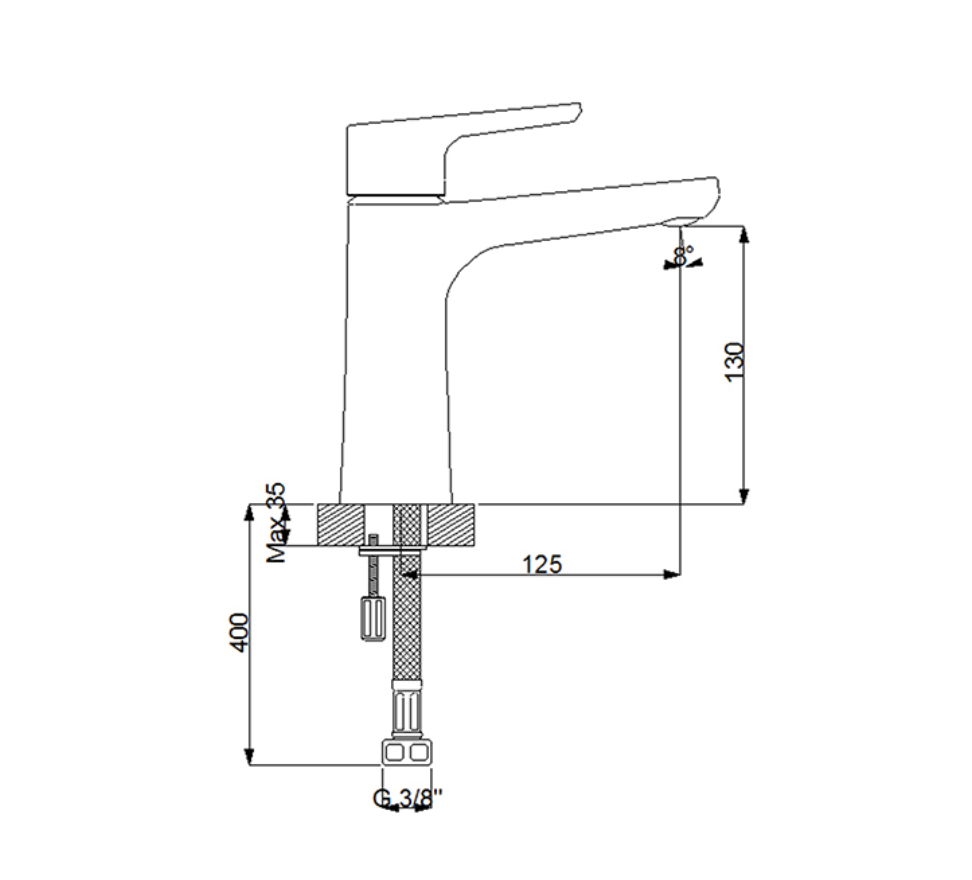 Lavabo Bataryası Siyah 150521NB