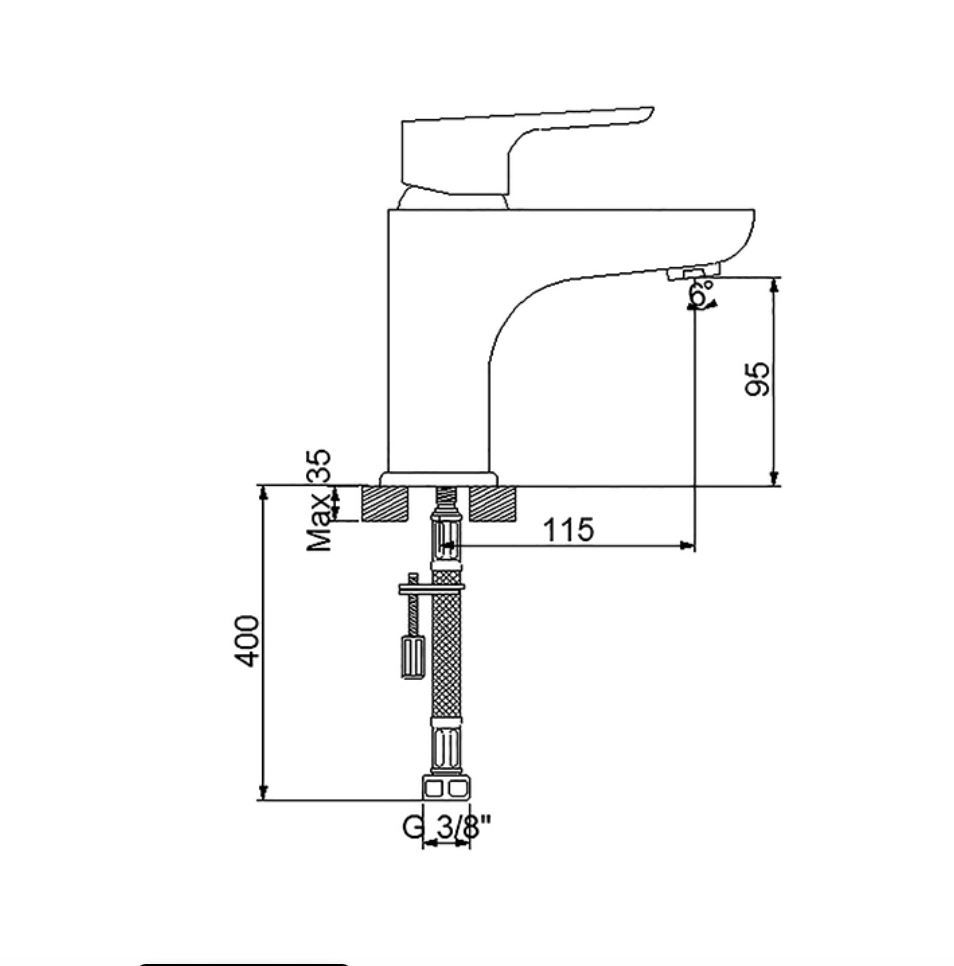 Loft Lavabo Bataryası Beyaz 921521W