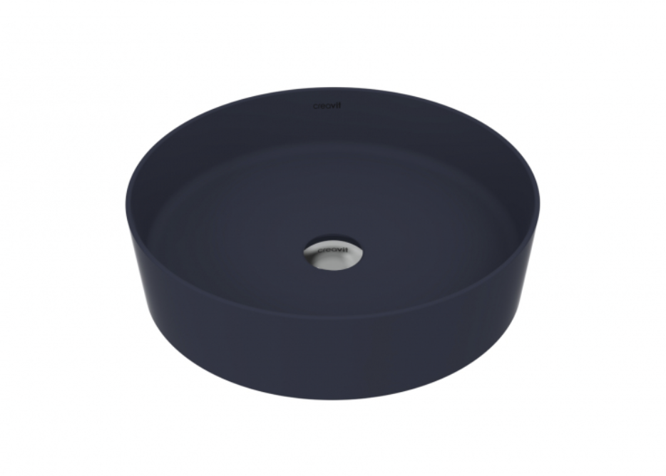 Loop Yuvarlak Çanak Lavabo Ø45 cm Mat Basalt LP145