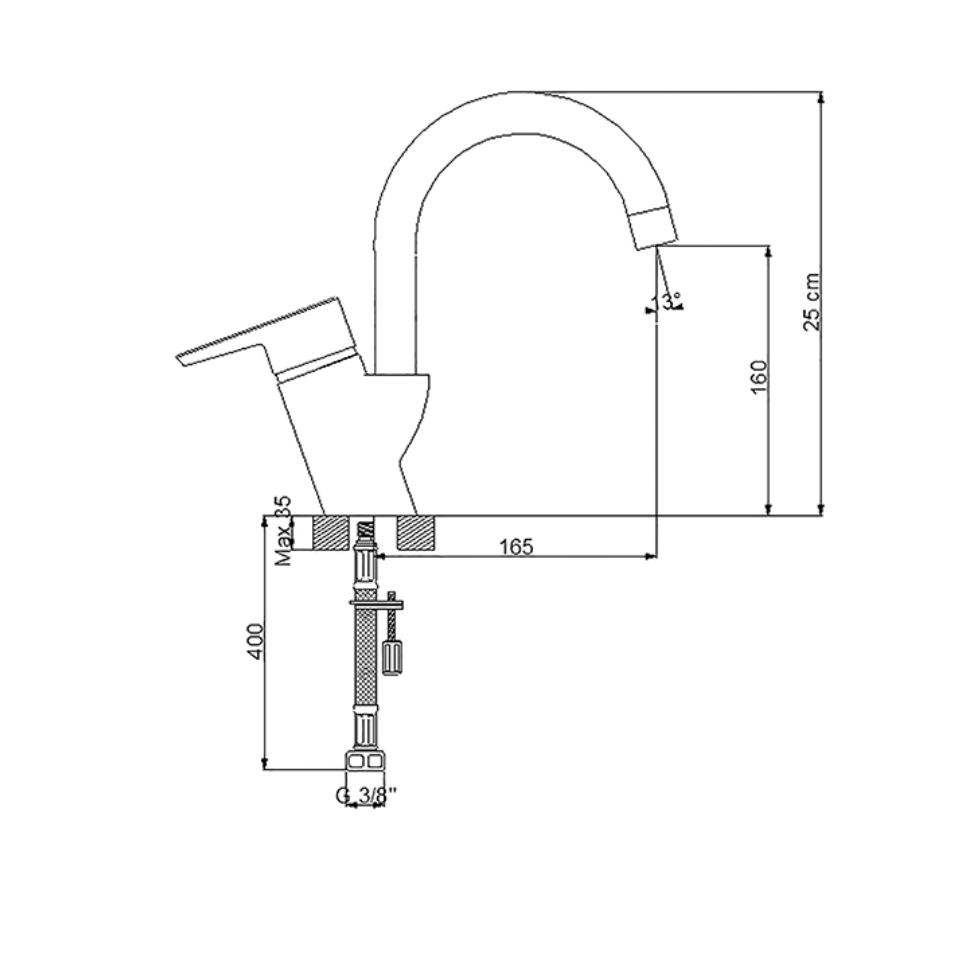 Master Dönerli Lavabo Bataryası 187931