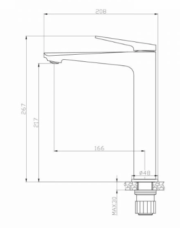 Next Çanak Tipi Lavabo Bataryası Krom 984001