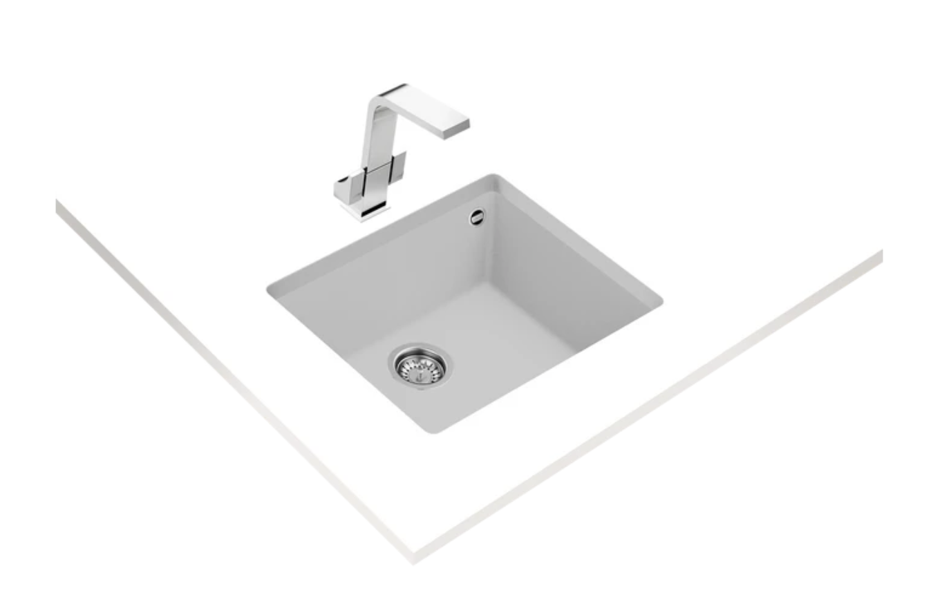 Square 50.40 Tek Hazneli Tegranite+ Eviye 115230024