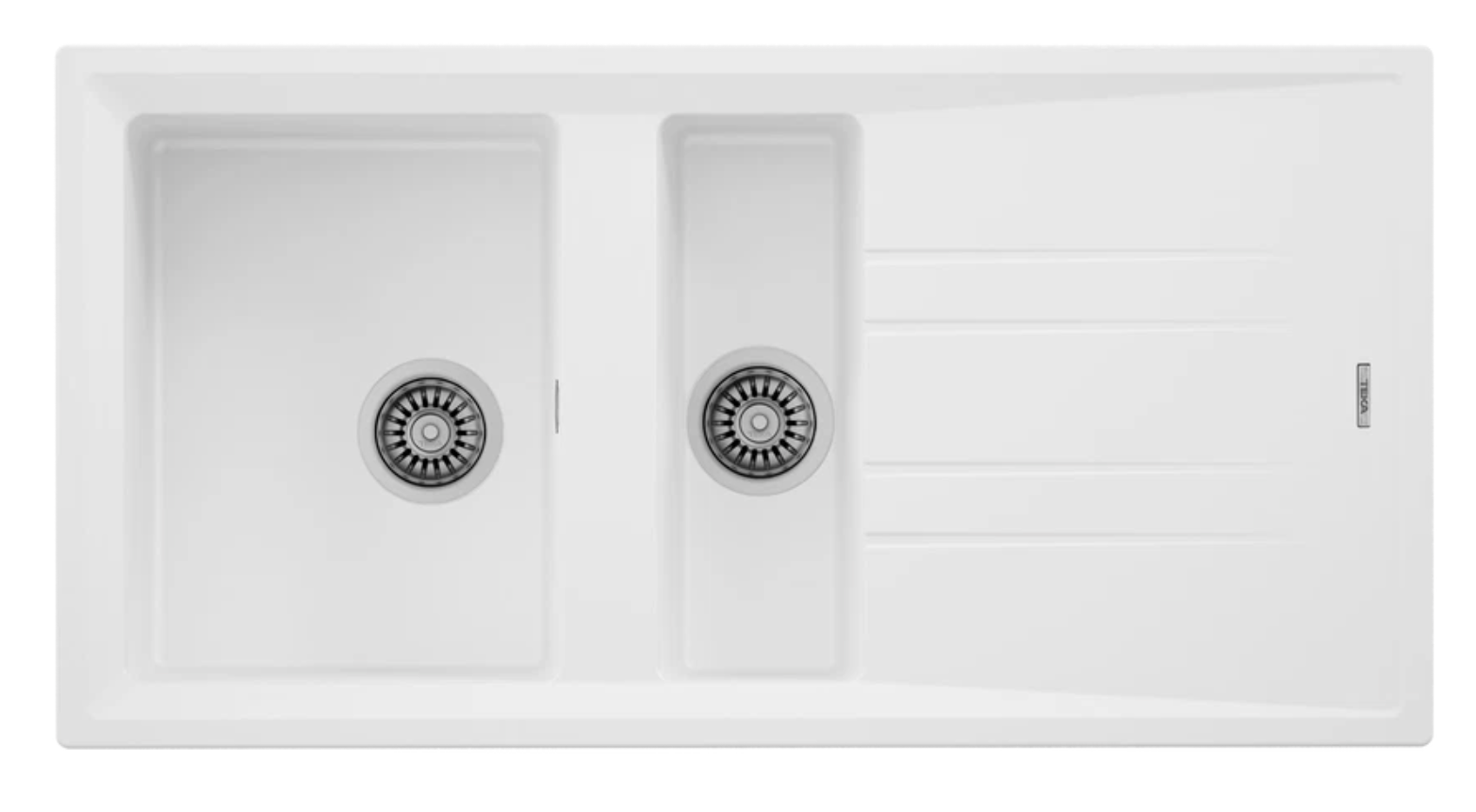 Stone 60 B-TG 1½B 1D Bir Büyük Hazne Bir Küçük Hazne ve Damlalıklı Tegranite+ Eviye 115360005