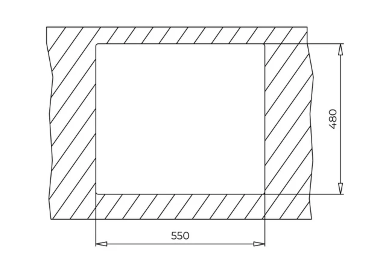 Teka ForSquare 50.40 Tek Hazneli Tegranite+ Eviye 115230005