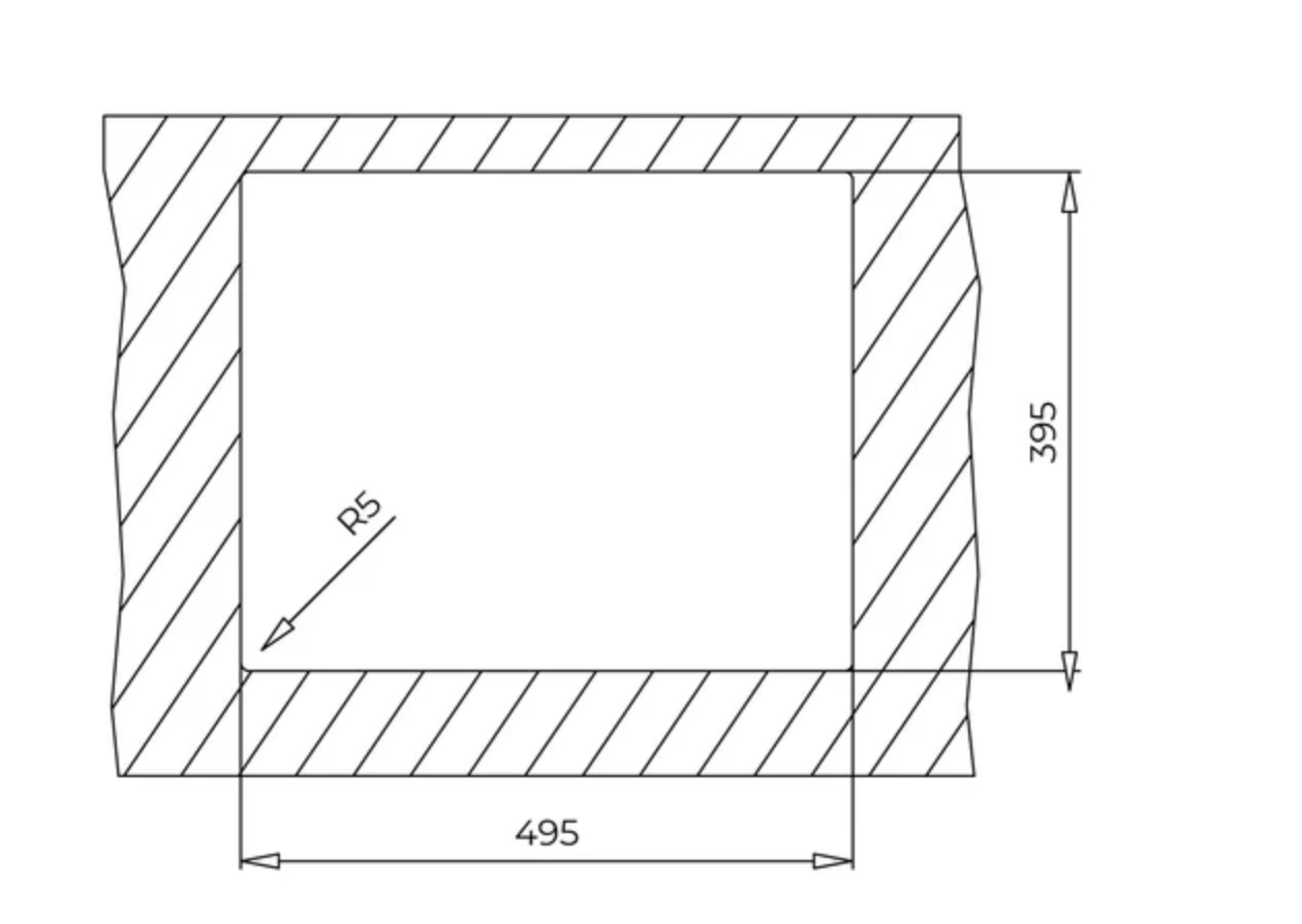 Teka Square 50.40 Tek Hazneli Tegranite+ Eviye 115230021