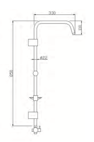 Tepe Duş Seti Rain Pratik 3F 53250