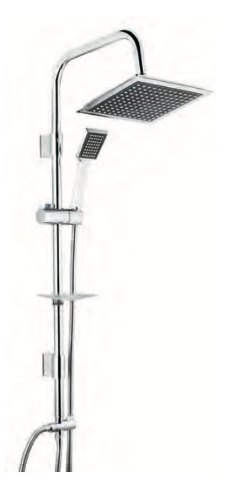 Tepe Duş Seti Rain Quadro 53260