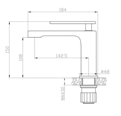 Zeta Lavabo Bataryası Krom/Bakır 671521