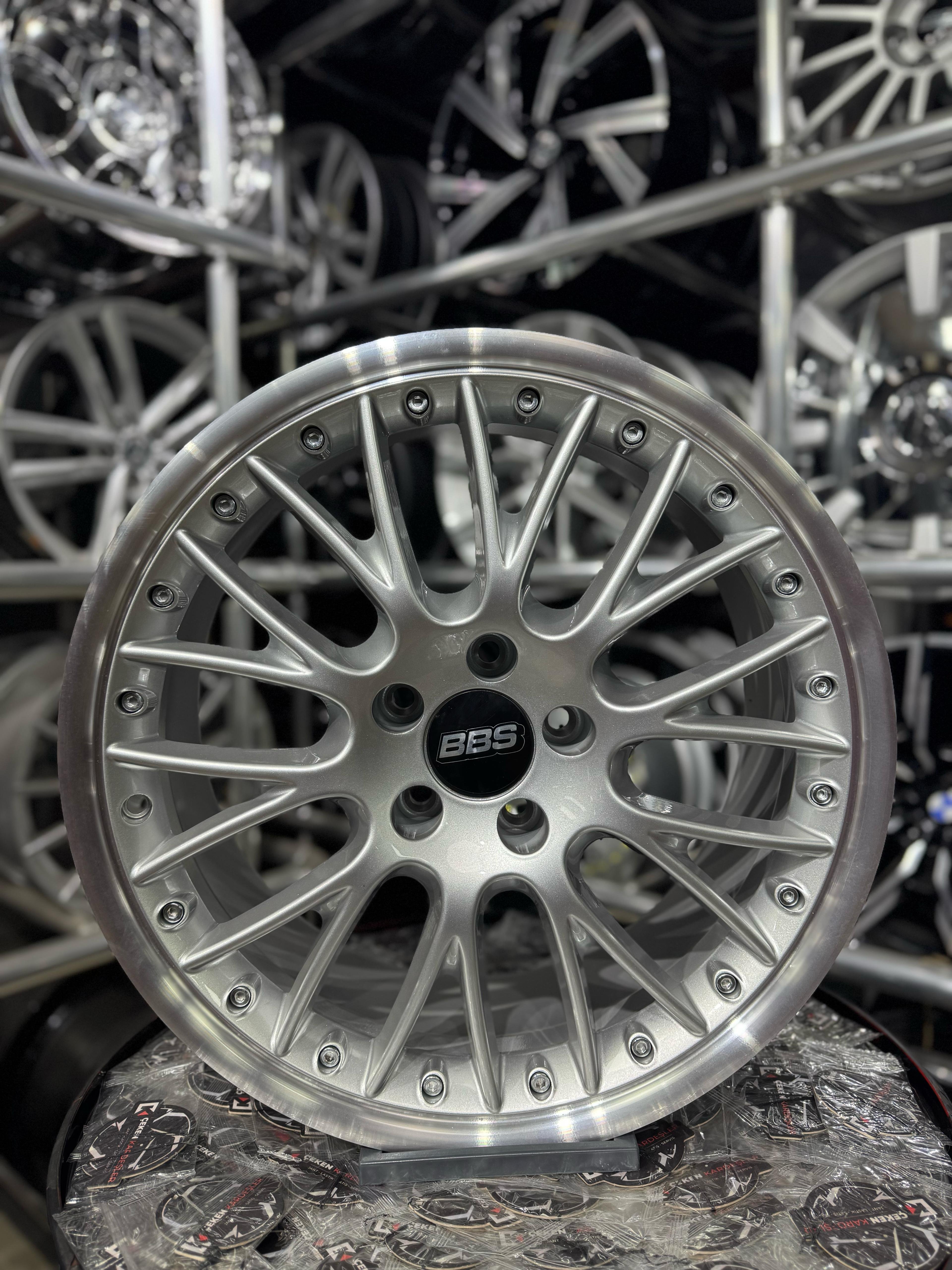 18'' 5X112 BBS SPEEDLİNE SİLVER POLİSH LİP JANT MODELİ