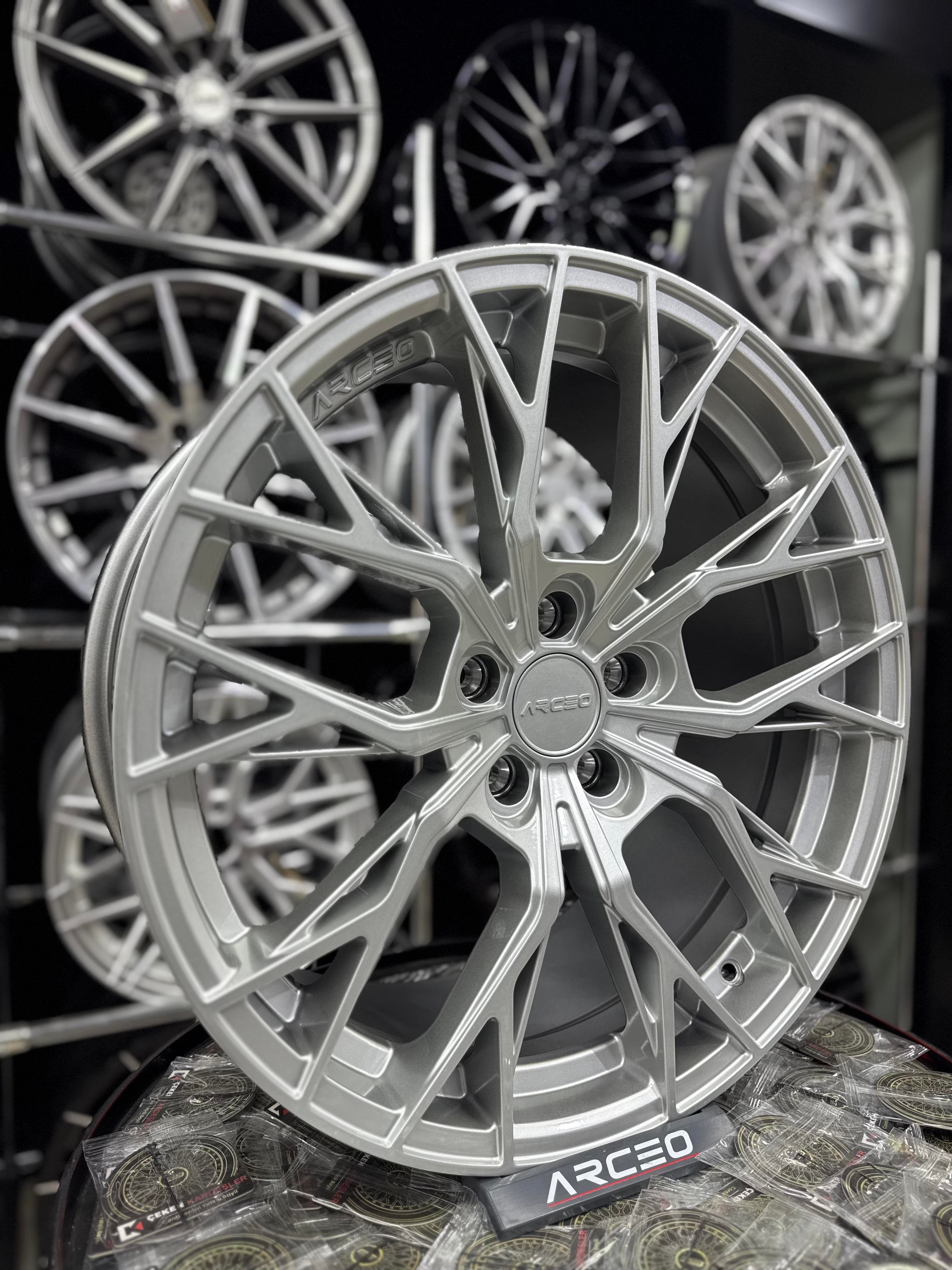 KAMPANYA!! 19'' 5x112 ARCEO ROMA HYPER SİLVER JANT MODELİ