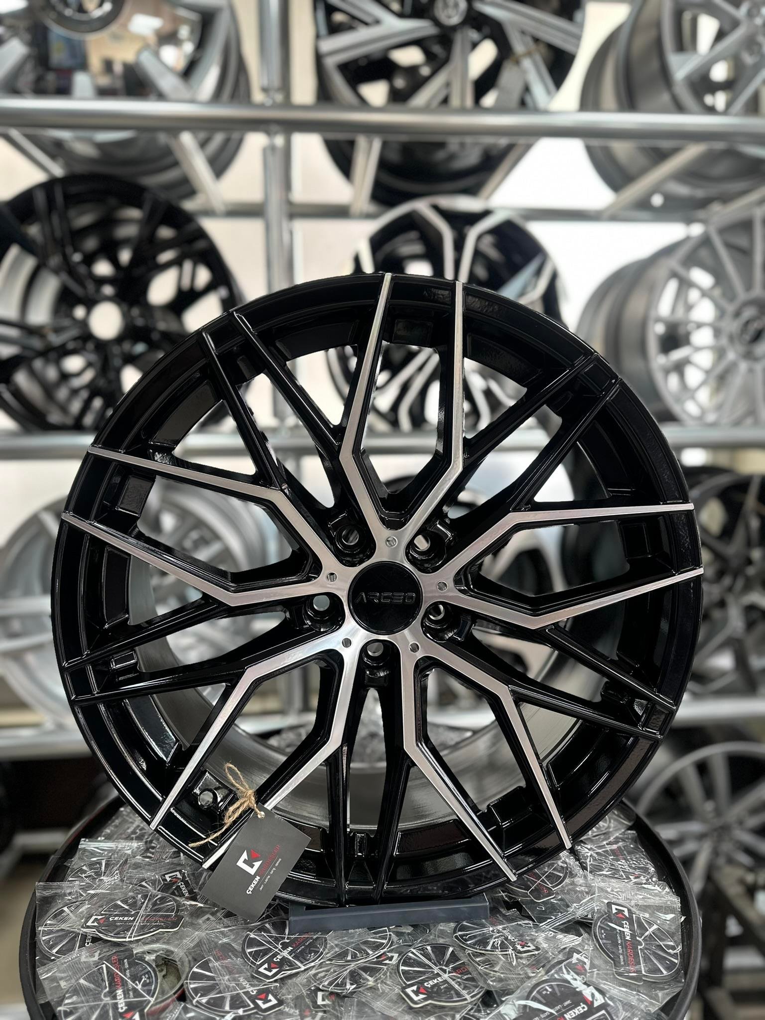 KAMPANYA!! 19'' 5x112 ARCEO VALENCIA BLACK DİAMOND JANT MODELİ