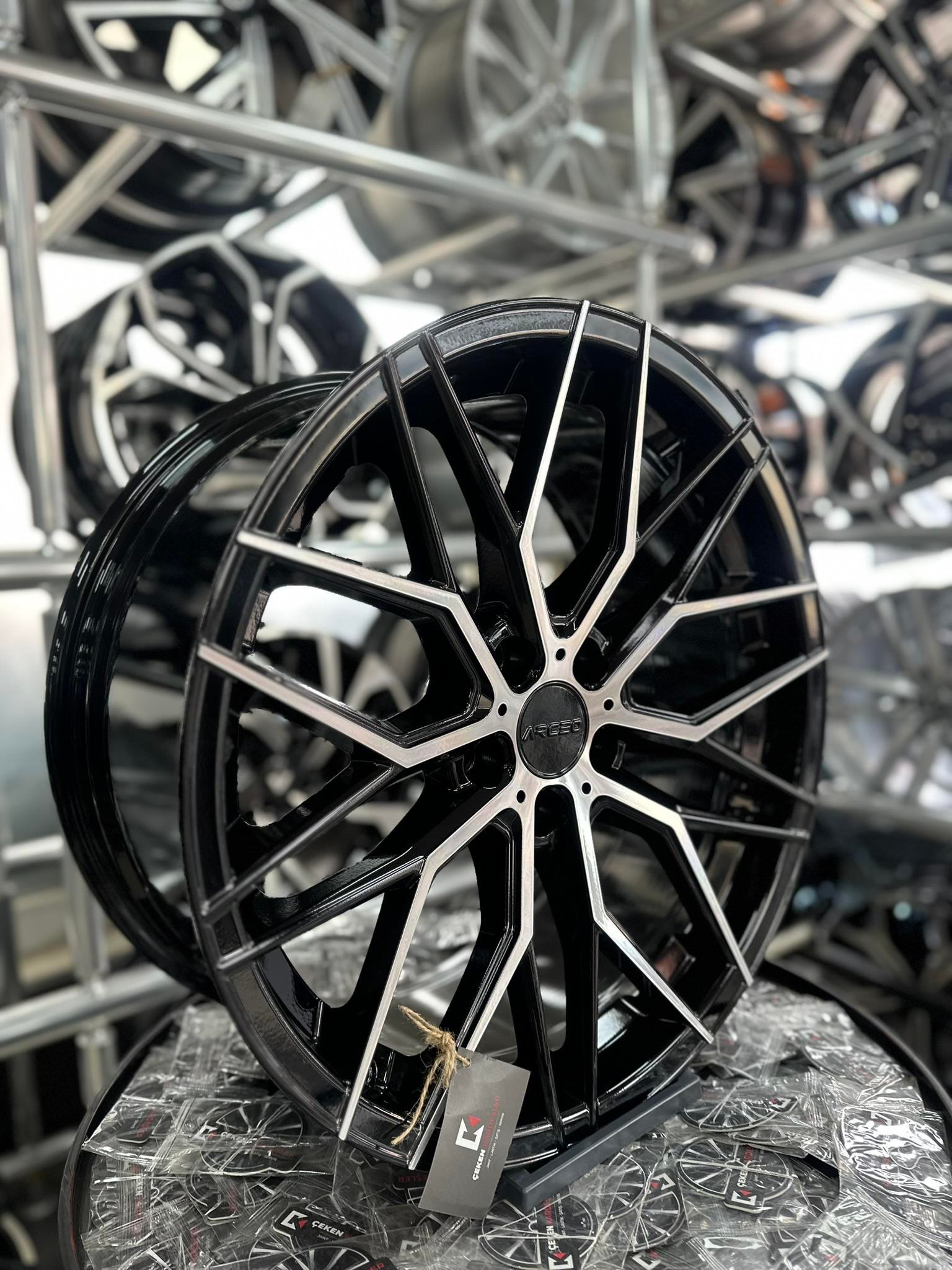 KAMPANYA!! 19'' 5x112 ARCEO VALENCIA BLACK DİAMOND JANT MODELİ