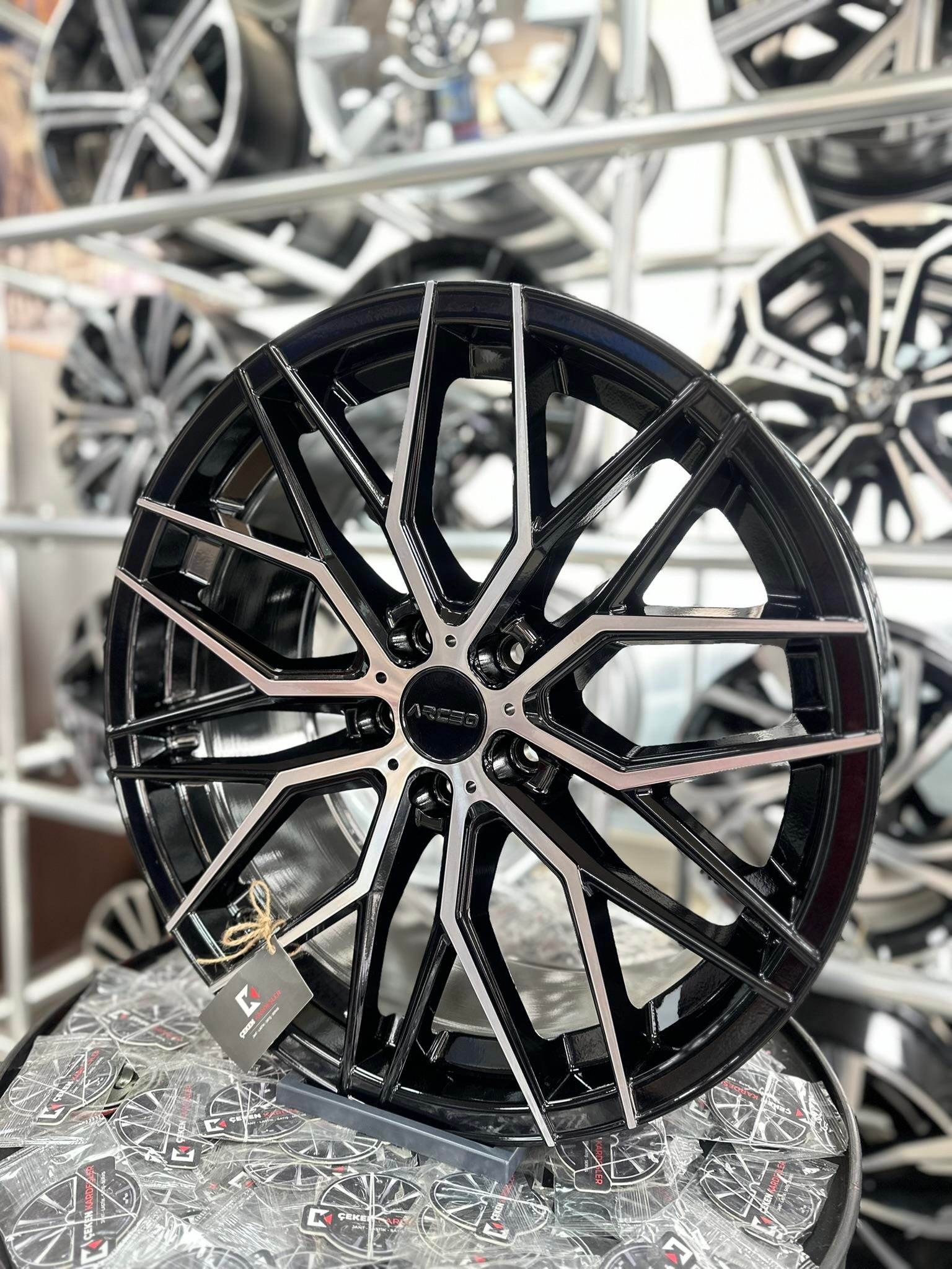 KAMPANYA!! 19'' 5x112 ARCEO VALENCIA BLACK DİAMOND JANT MODELİ