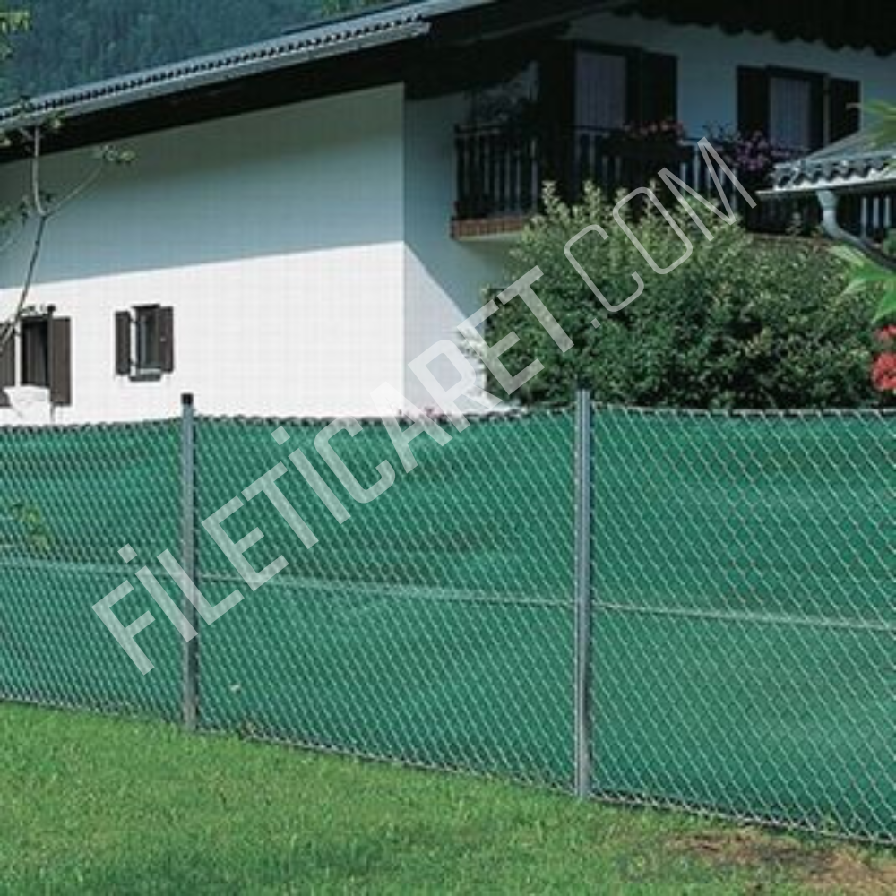 %40 - Bahçe - Çit Gölgelik Filesi - Yeşil