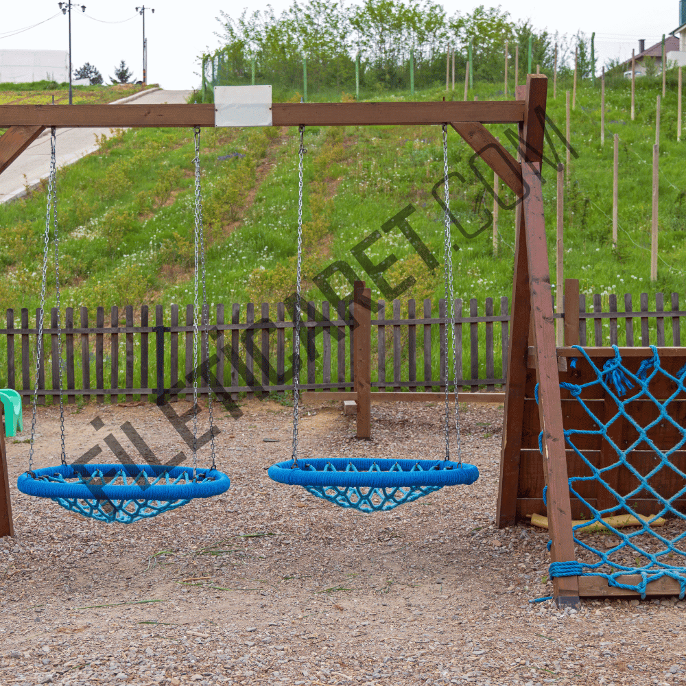 Oyun Park Filesi (Kare Düğümlü) - 4x4 gözenek -Overloklu -  3mm kalınlık