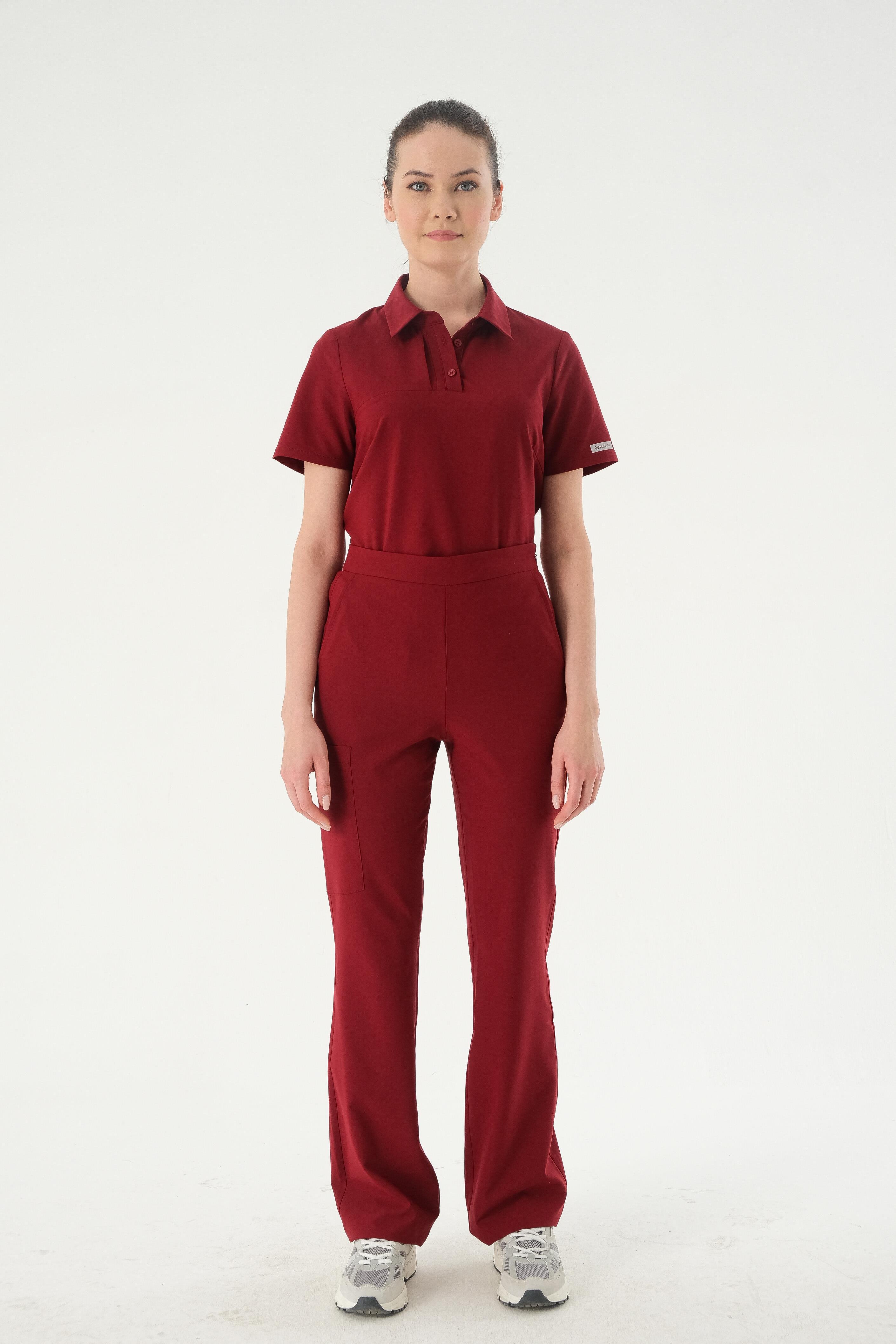 AGNES Cerrahi Pantolon - Bordo