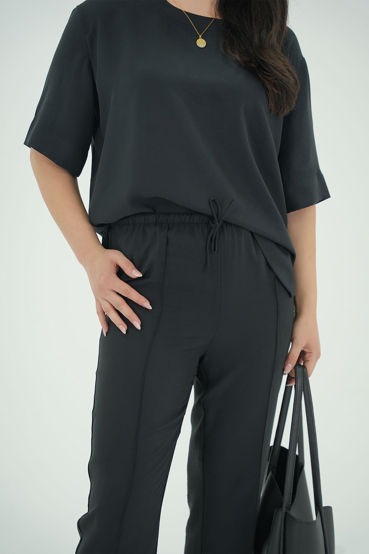 AMELİA Oversize Siyah Kadın Takım