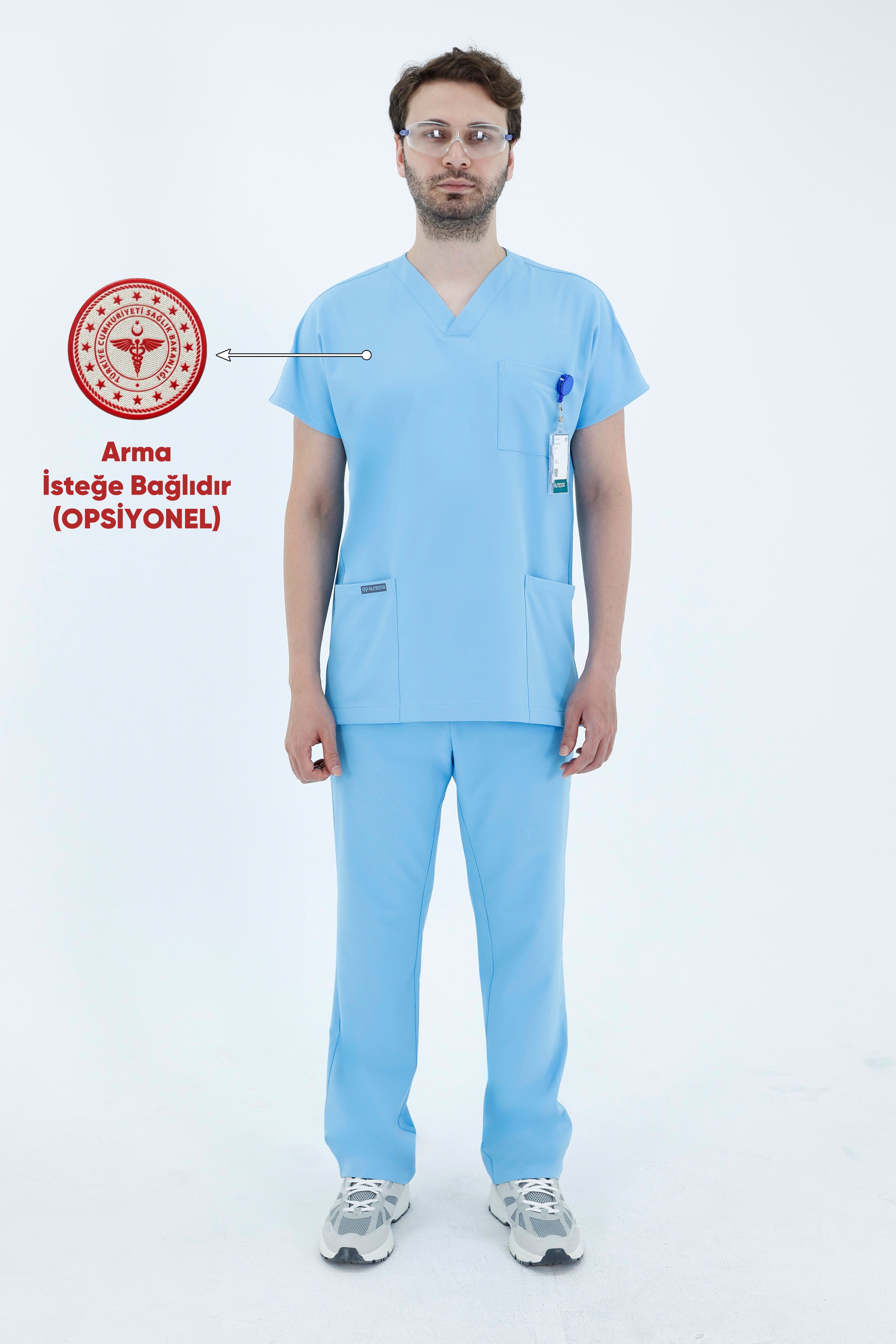 ANTHANY Doktor Erkek Takım - Alaskan Blue