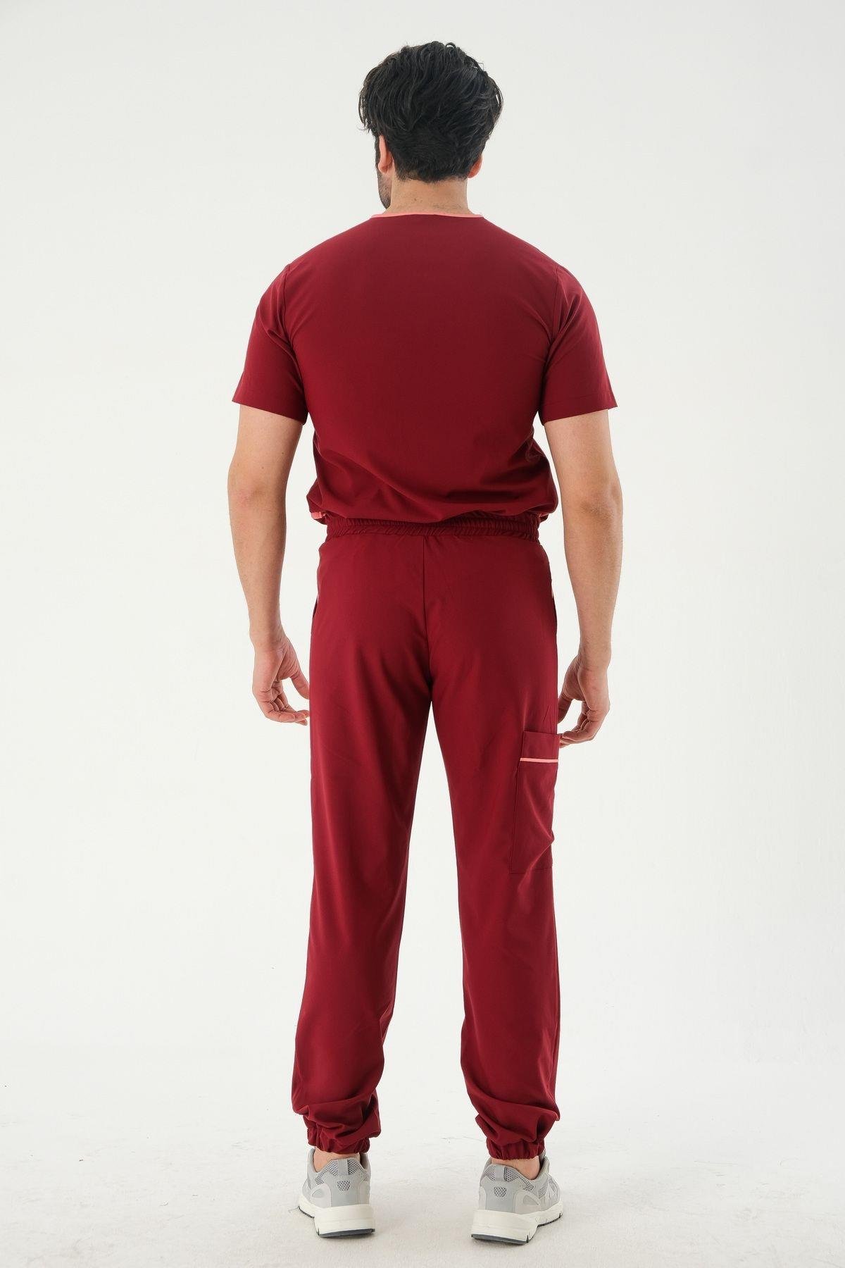 AZE 967 Cerrahi Pantolon - Bordo