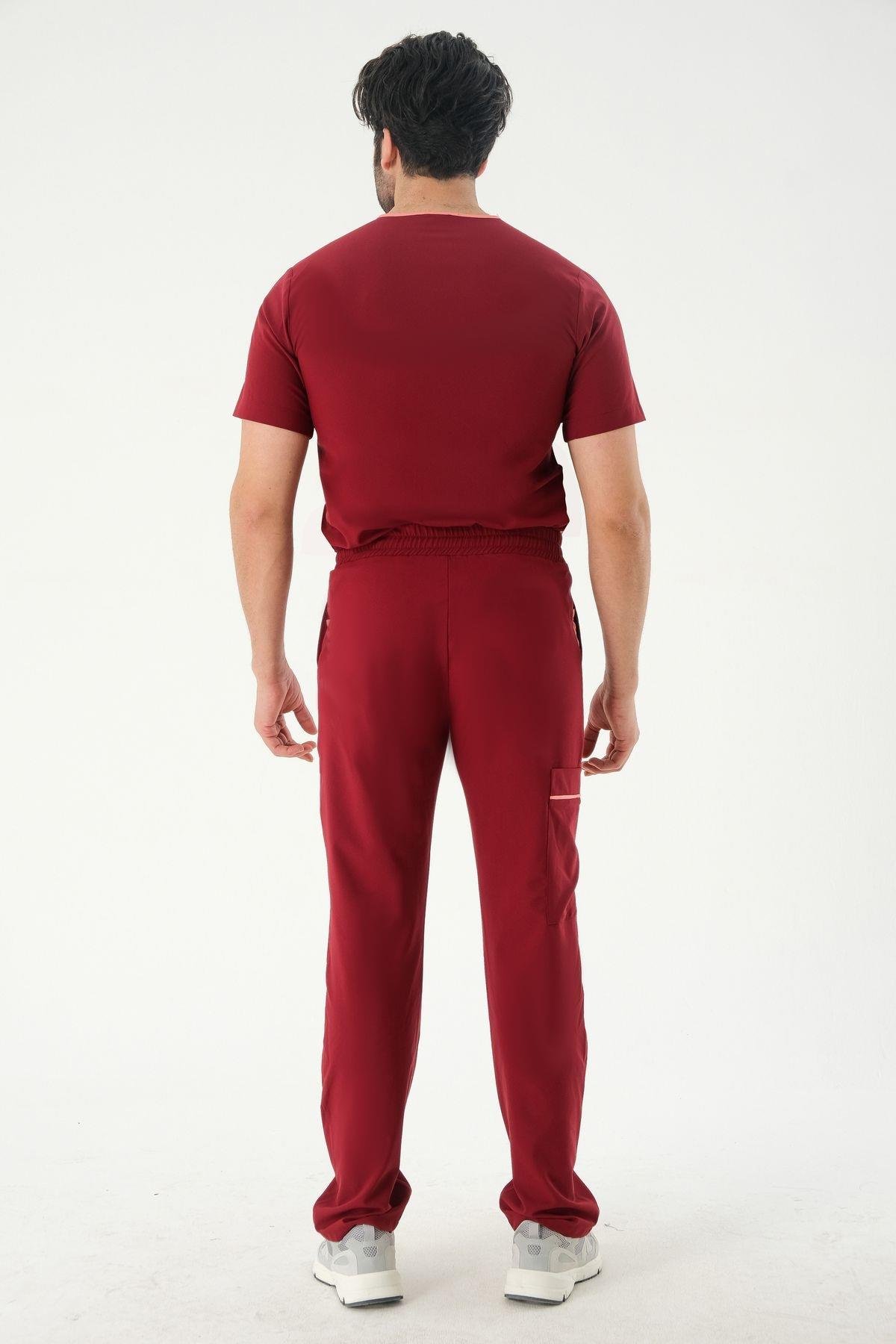 AZE 968 Cerrahi Pantolon - Bordo