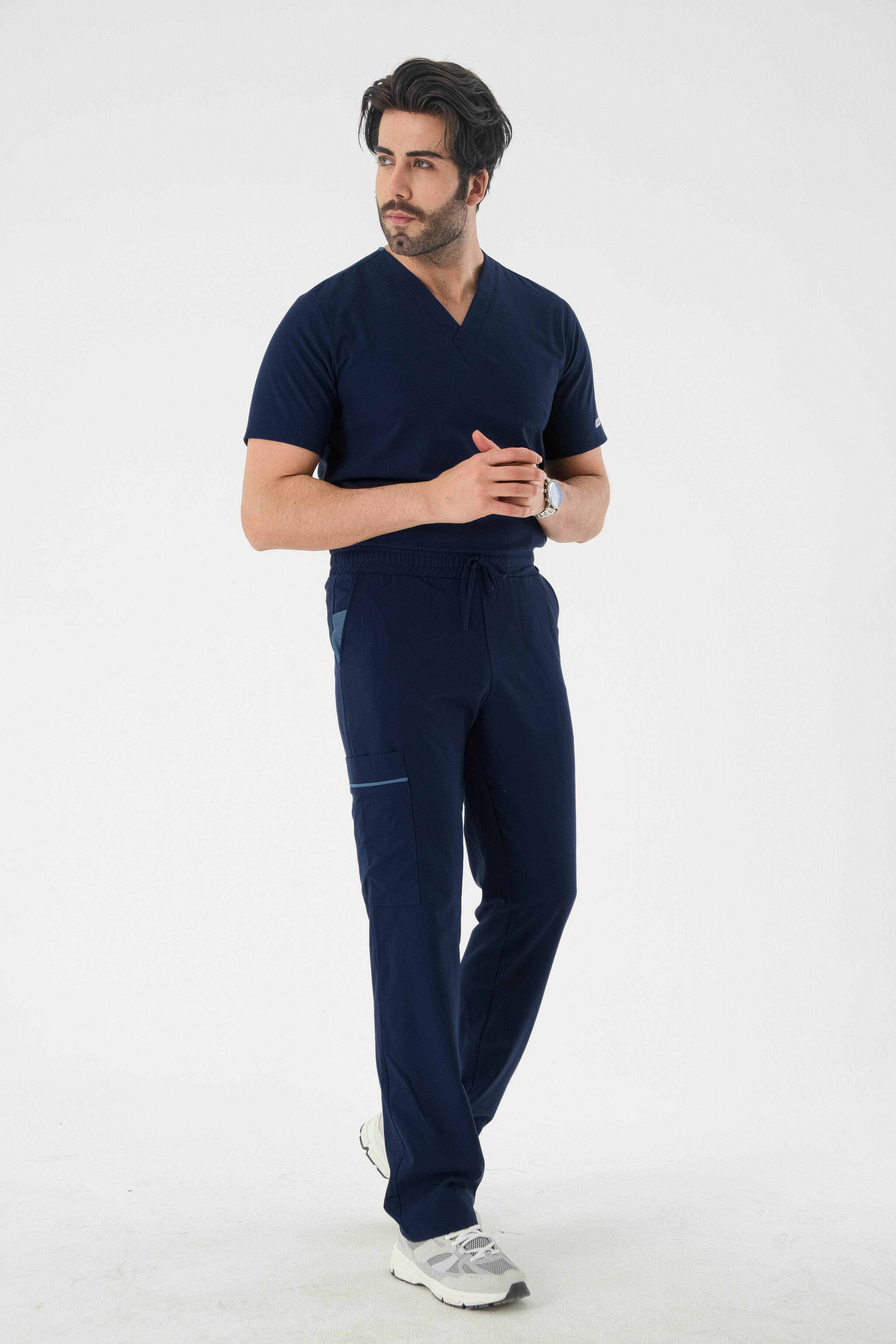 AZE 968 Cerrahi Pantolon - Koyu Lacivert