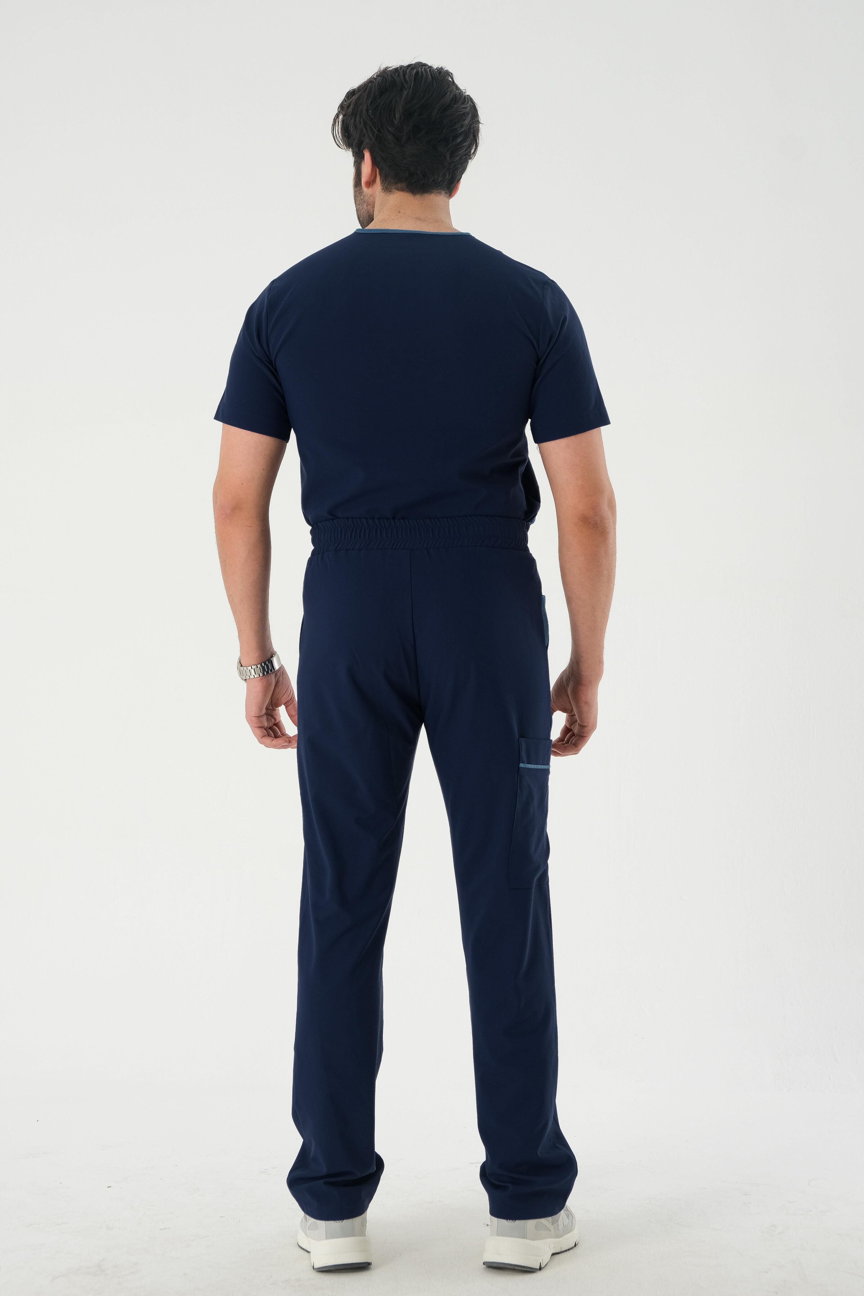 AZE 968 Cerrahi Pantolon - Koyu Lacivert