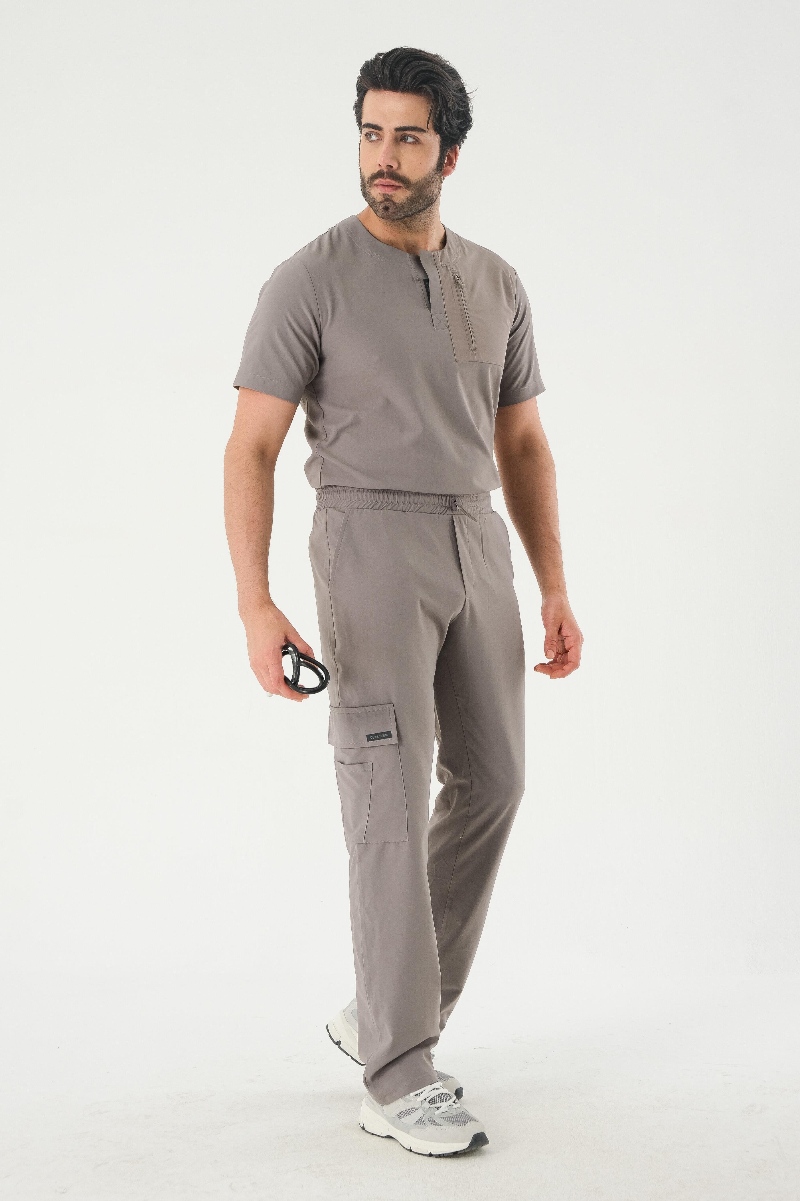 LUCAS TWO Cerrahi Pantolon - Gri