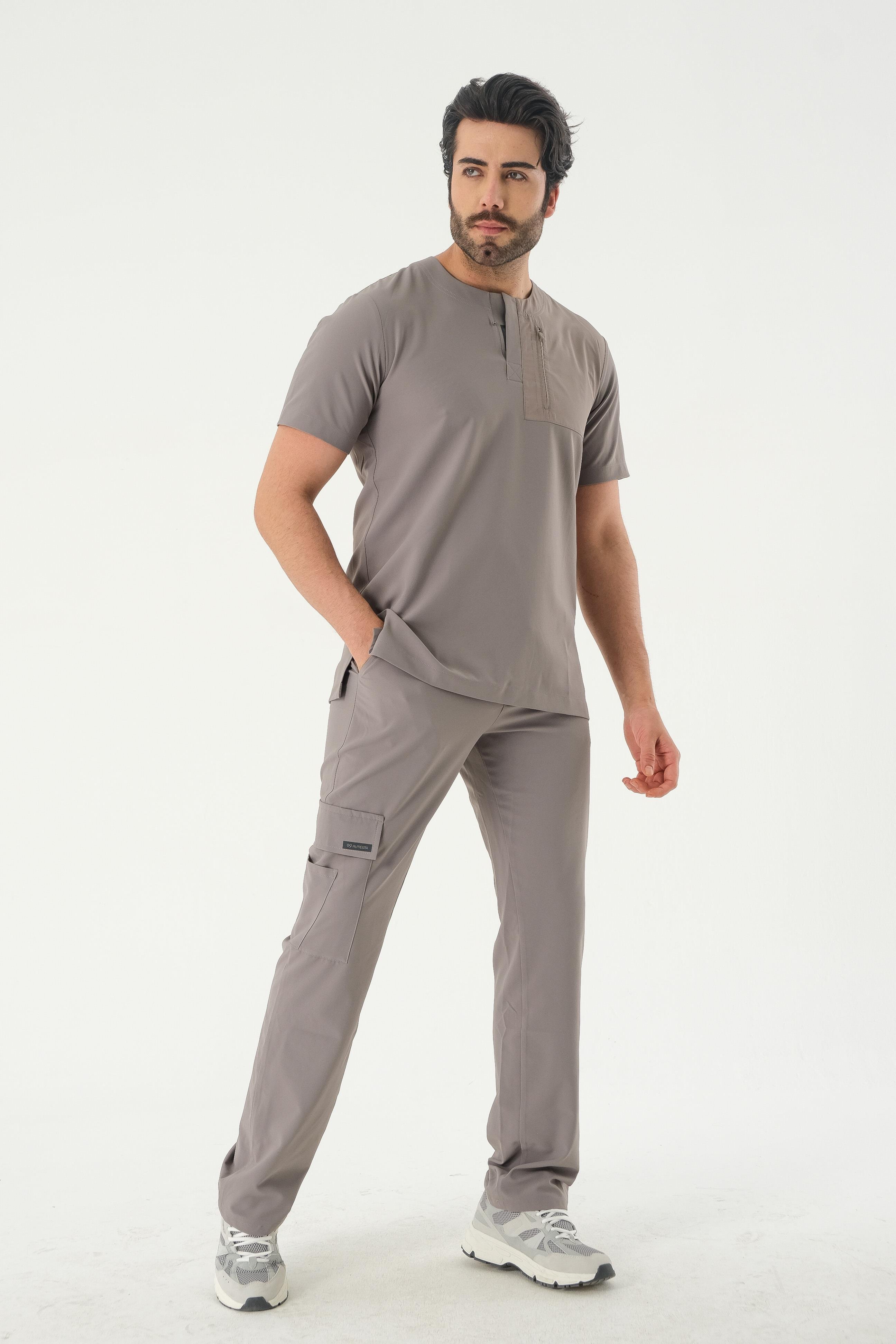 LUCAS TWO Cerrahi Pantolon - Gri
