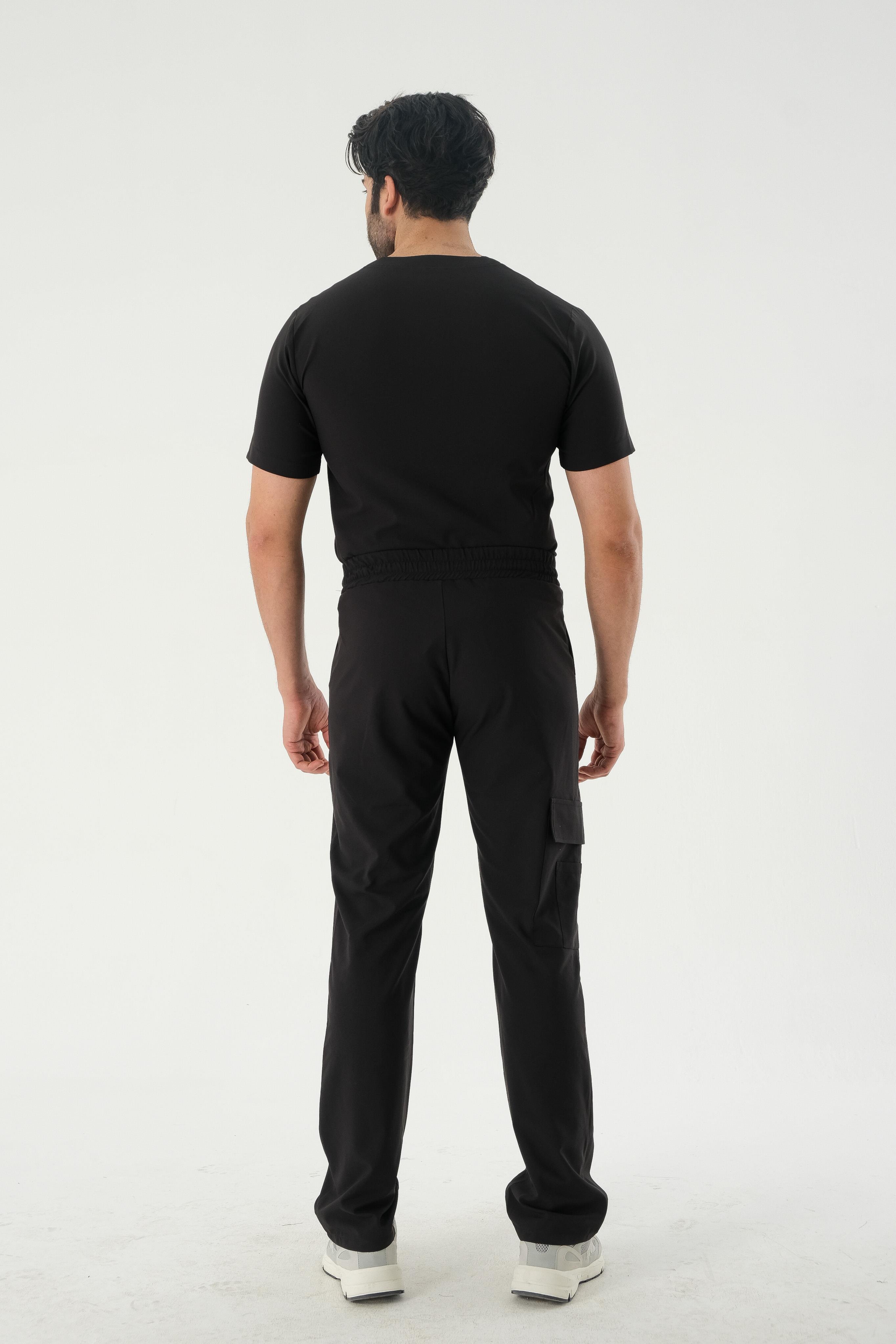 LUCAS TWO Cerrahi Pantolon - Siyah