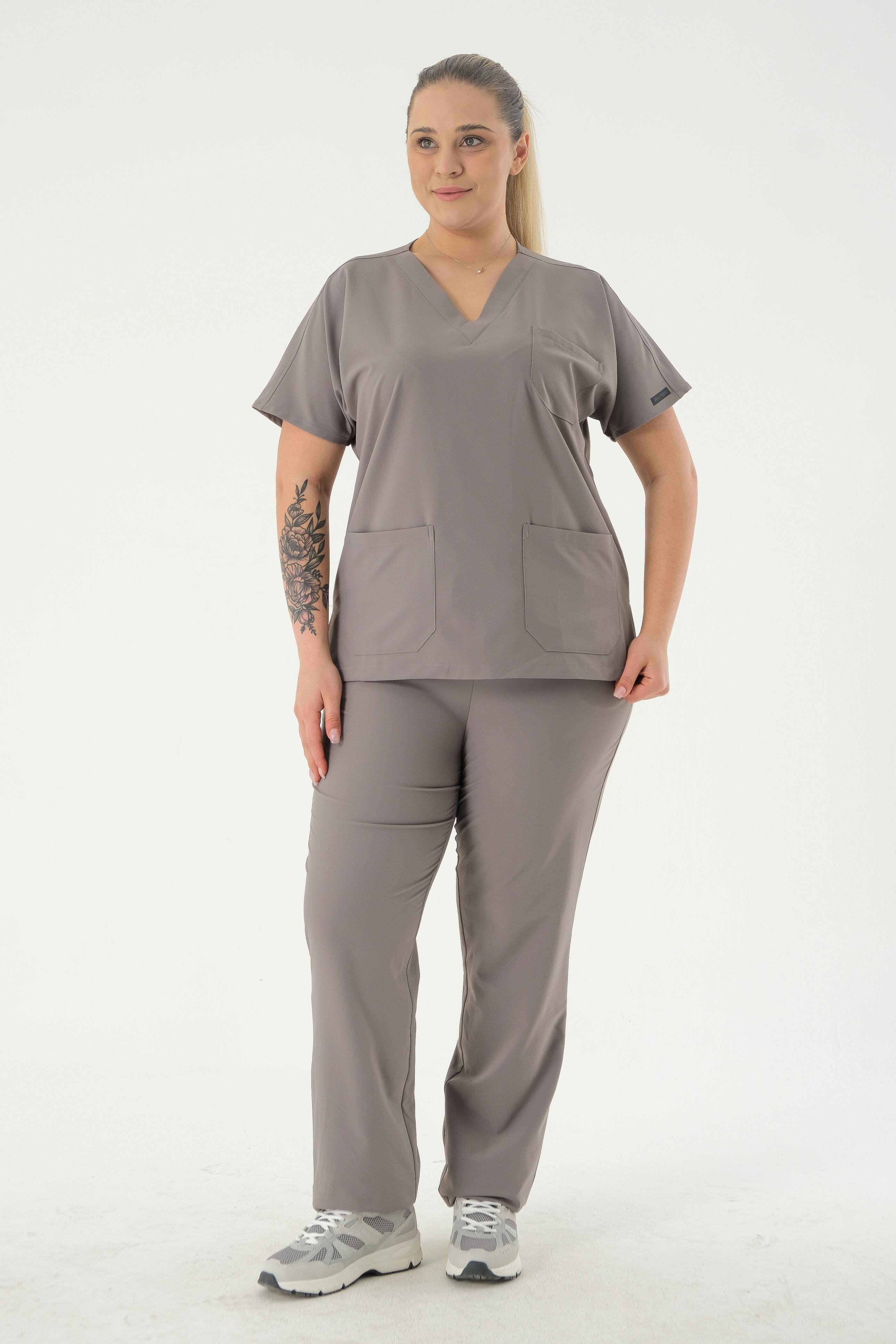 MANDY Cerrahi Pantolon - Gri