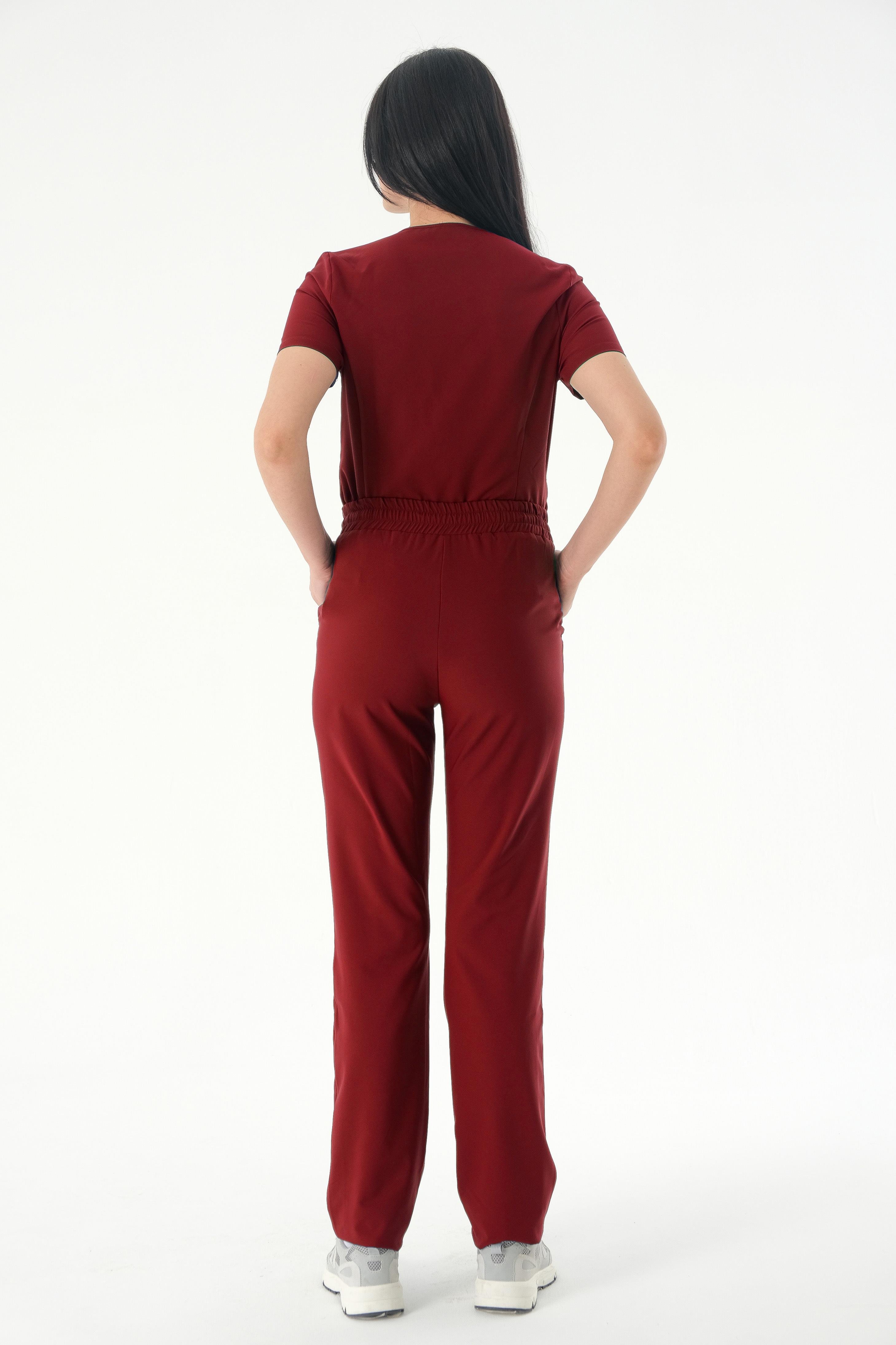 MOON 912 Cerrahi Pantolon - Bordo