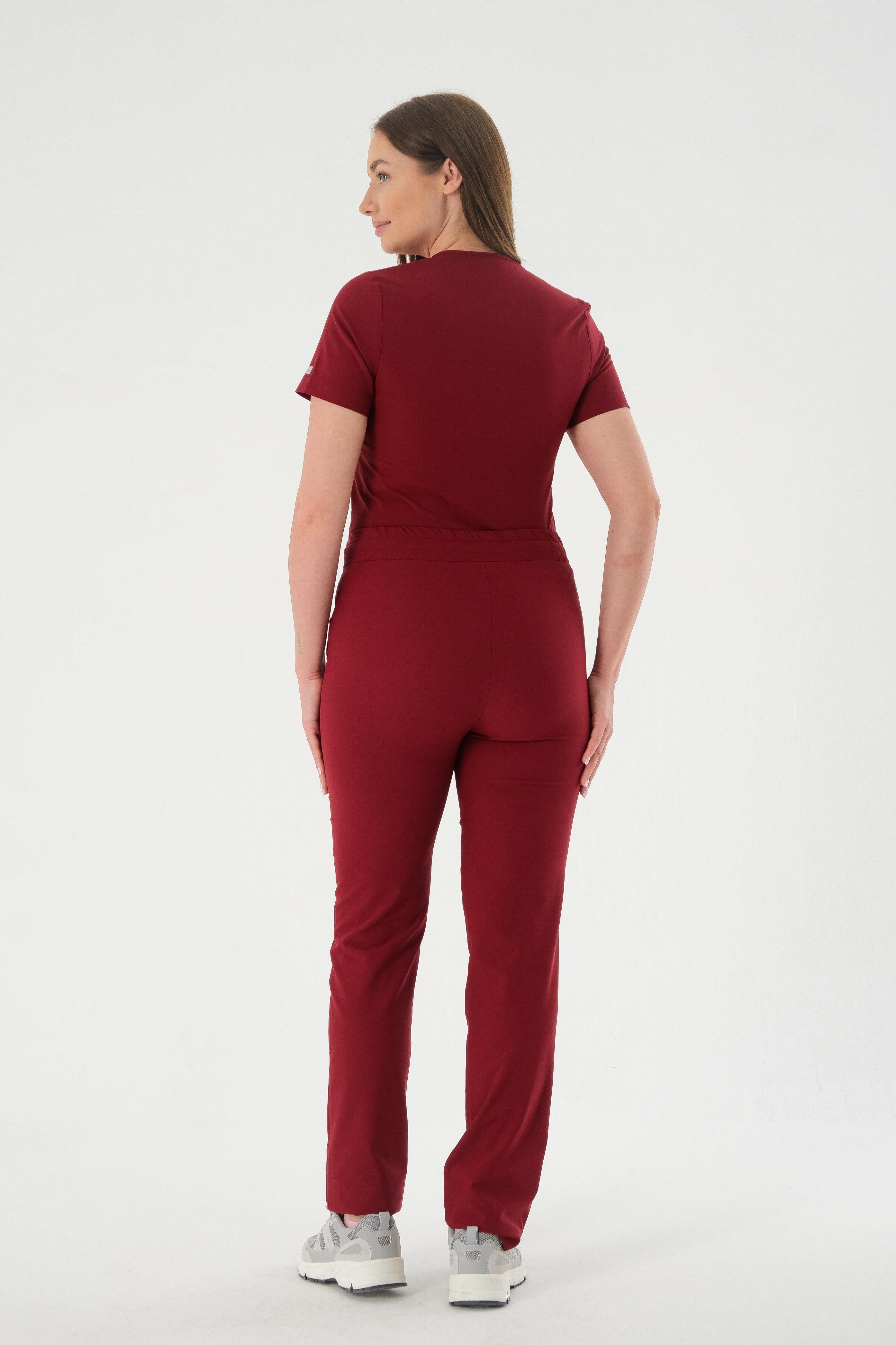NICOLA MED-MOON 912 Kadın Cerrahi Takım - Bordo
