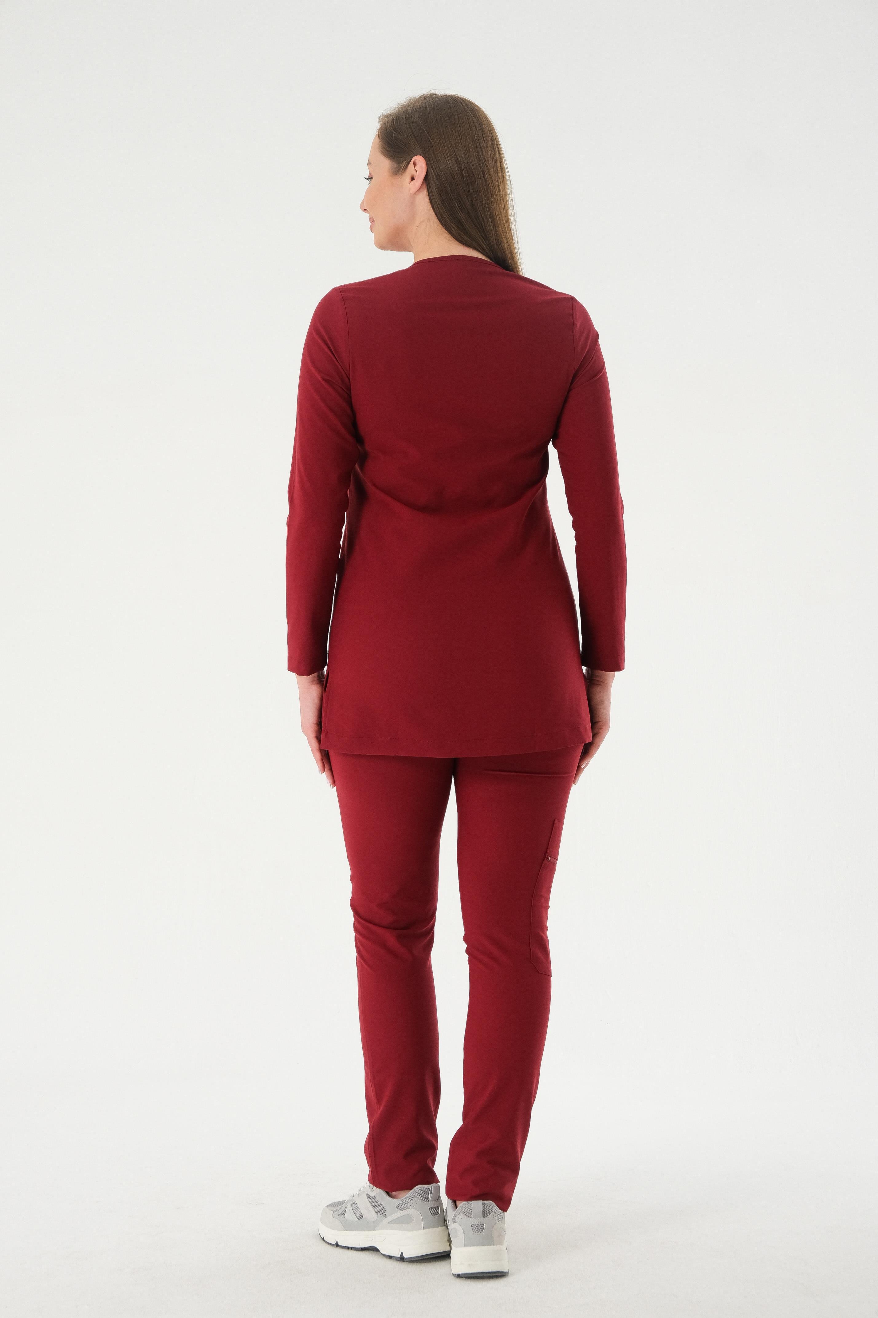 PERLA 926 Cerrahi Üst - Bordo
