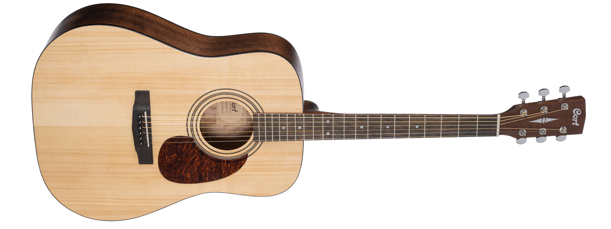 AKUSTİK GİTAR, OPEN PORE, MASİF LADİN KAPAK, ARKA&