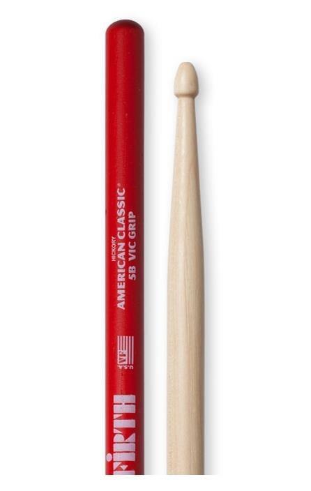 BAGET(ÇİFT) VIC 5B GRIP, HICKORY, 0.595