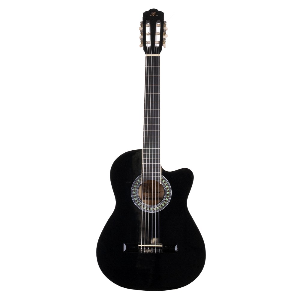 Barcelona LC 3900 CBK Cutaway Siyah Klasik Gitar