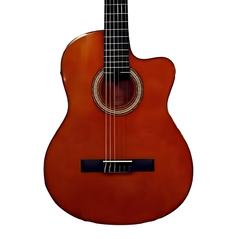 Barcelona LC 3900 CYW Kahverengi Cutaway Klasik Gitar