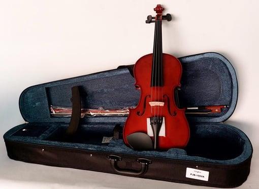 BAŞLANGIÇ KEMANI 4/4 KUTULU, ABANOZ KLAVYE